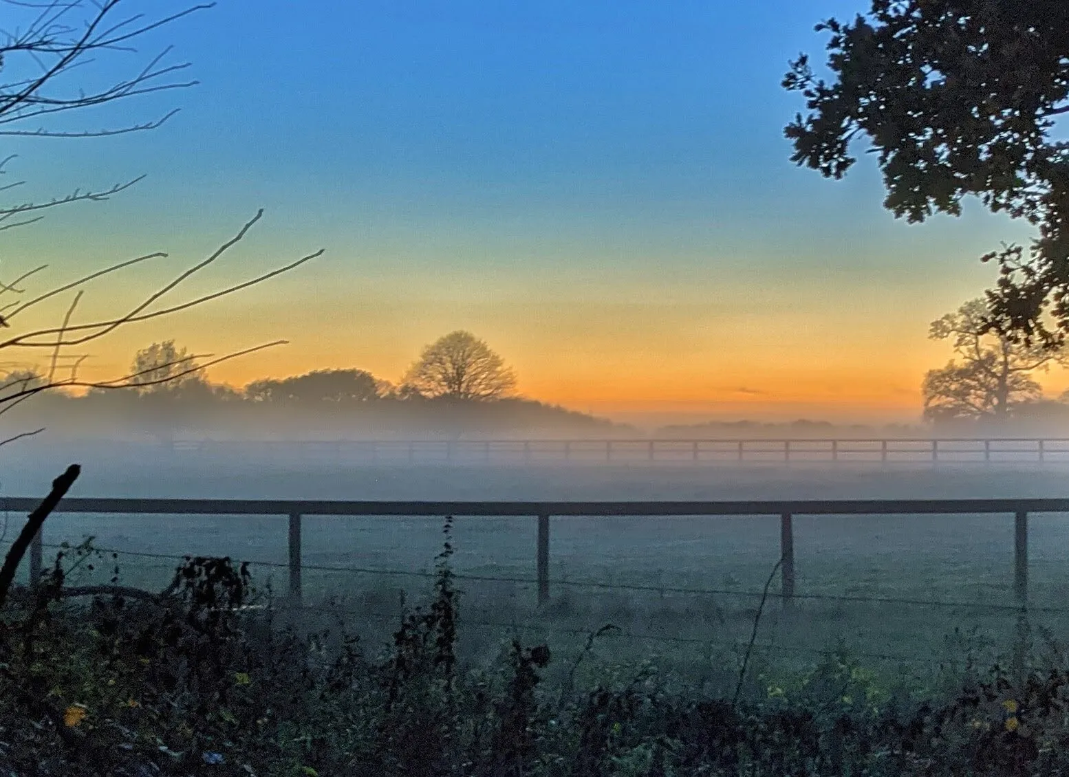 Sunset haze