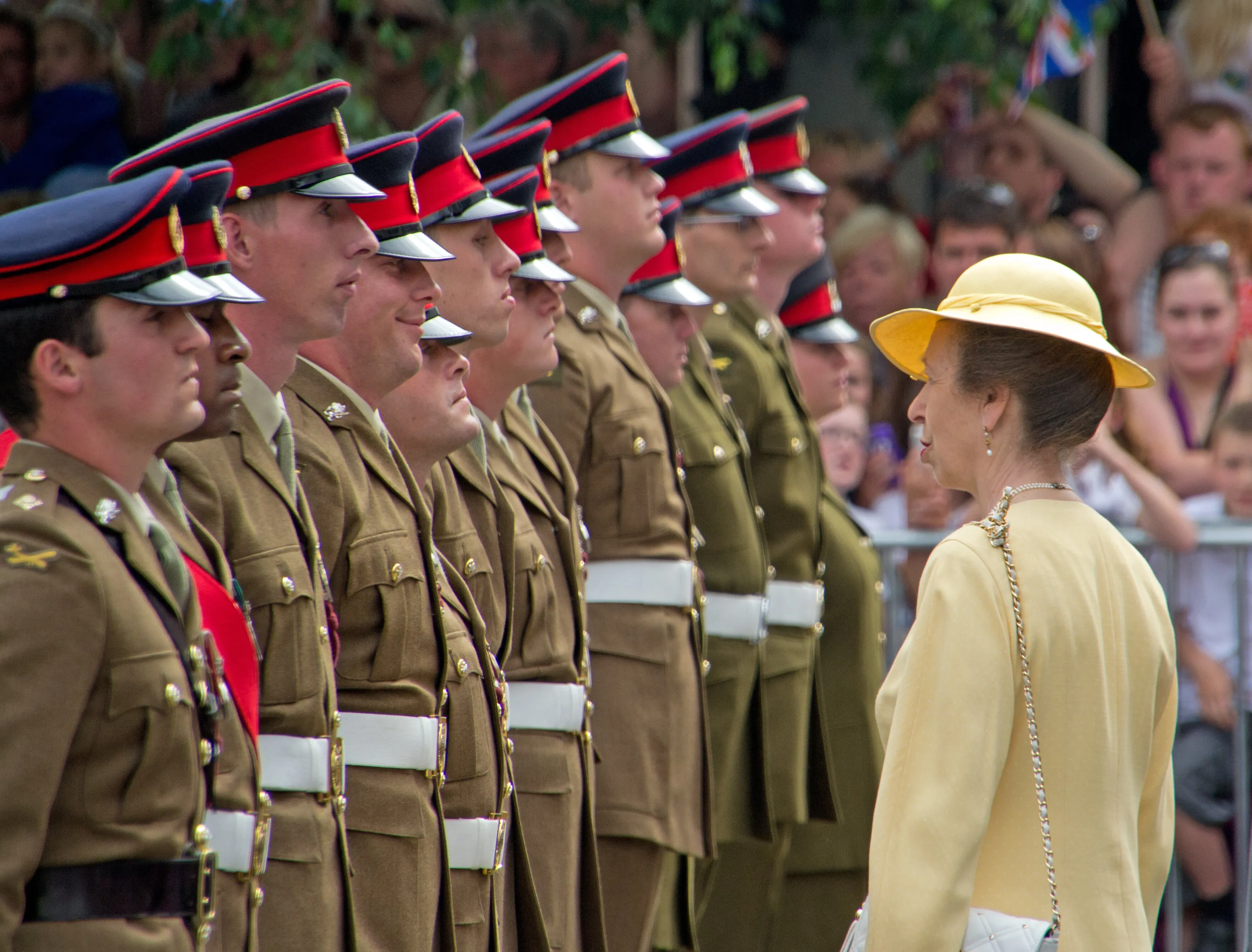 Inspecting the Troops