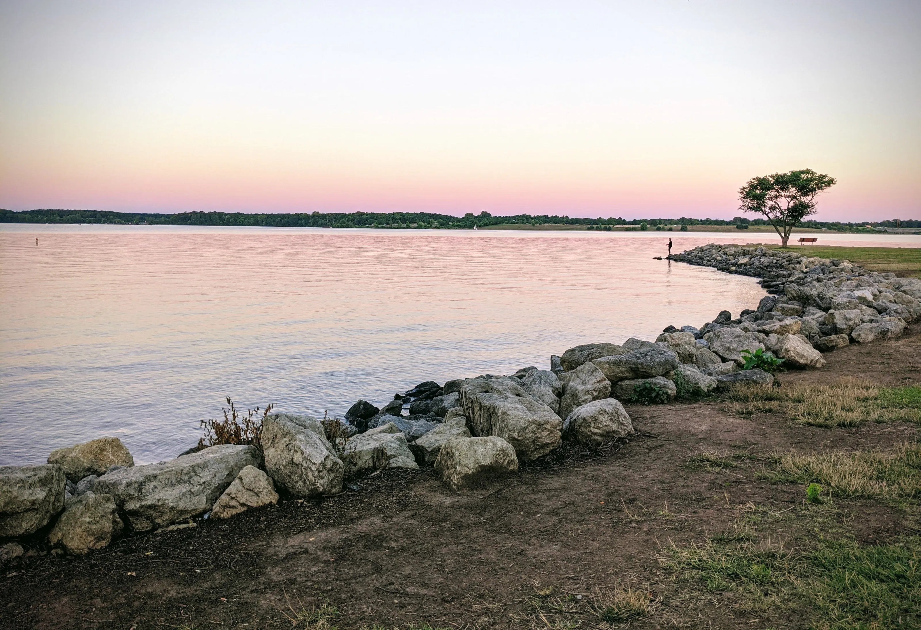 Sundown Over the Reservoir