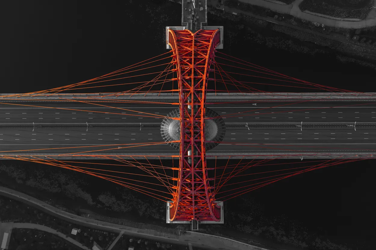 Picturesque Bridge (Selective Color)