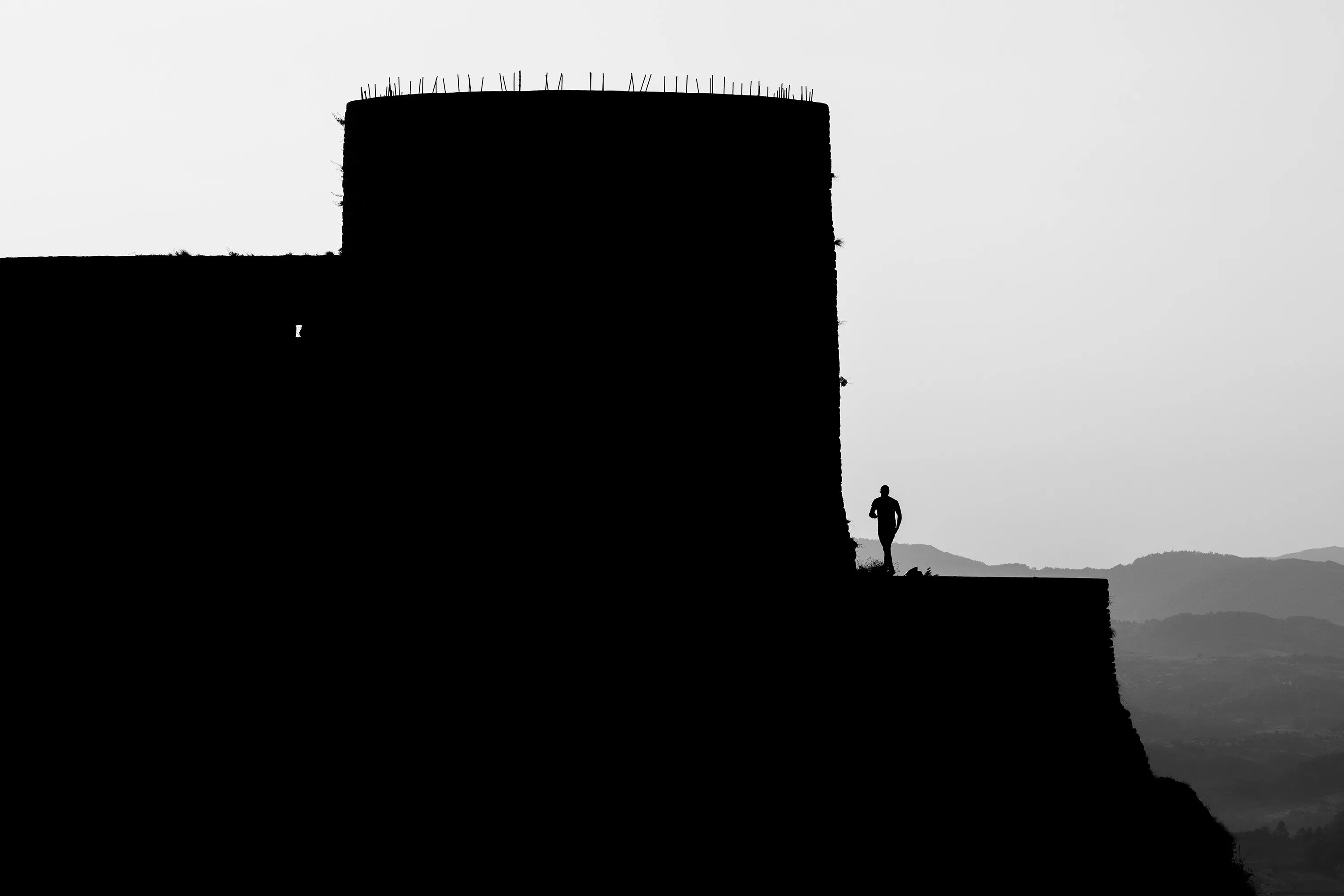 Man and Tower