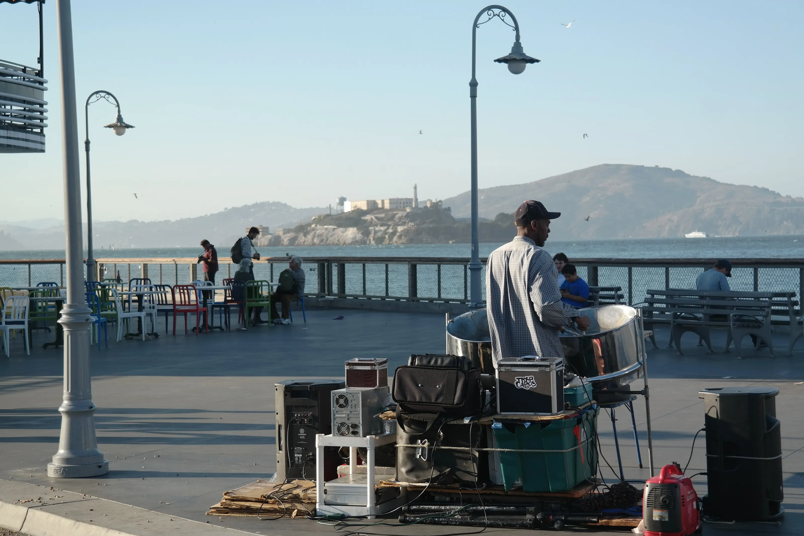 Busker and Alcatraz
