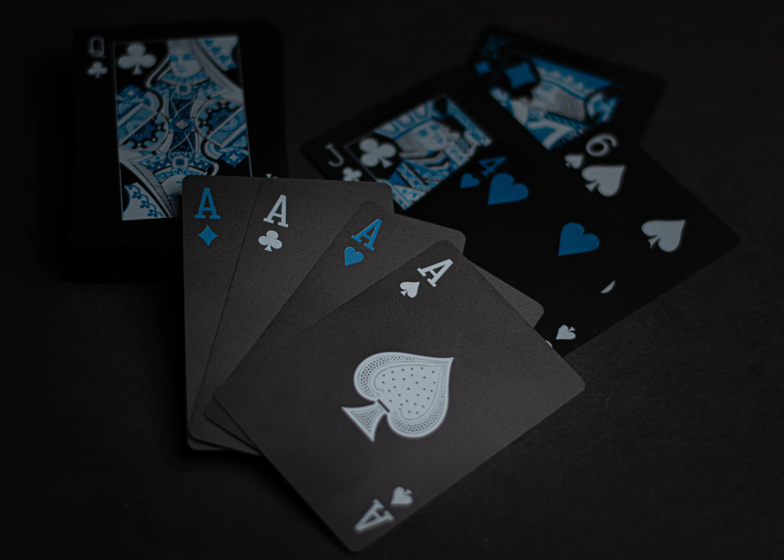 Dark playing cards