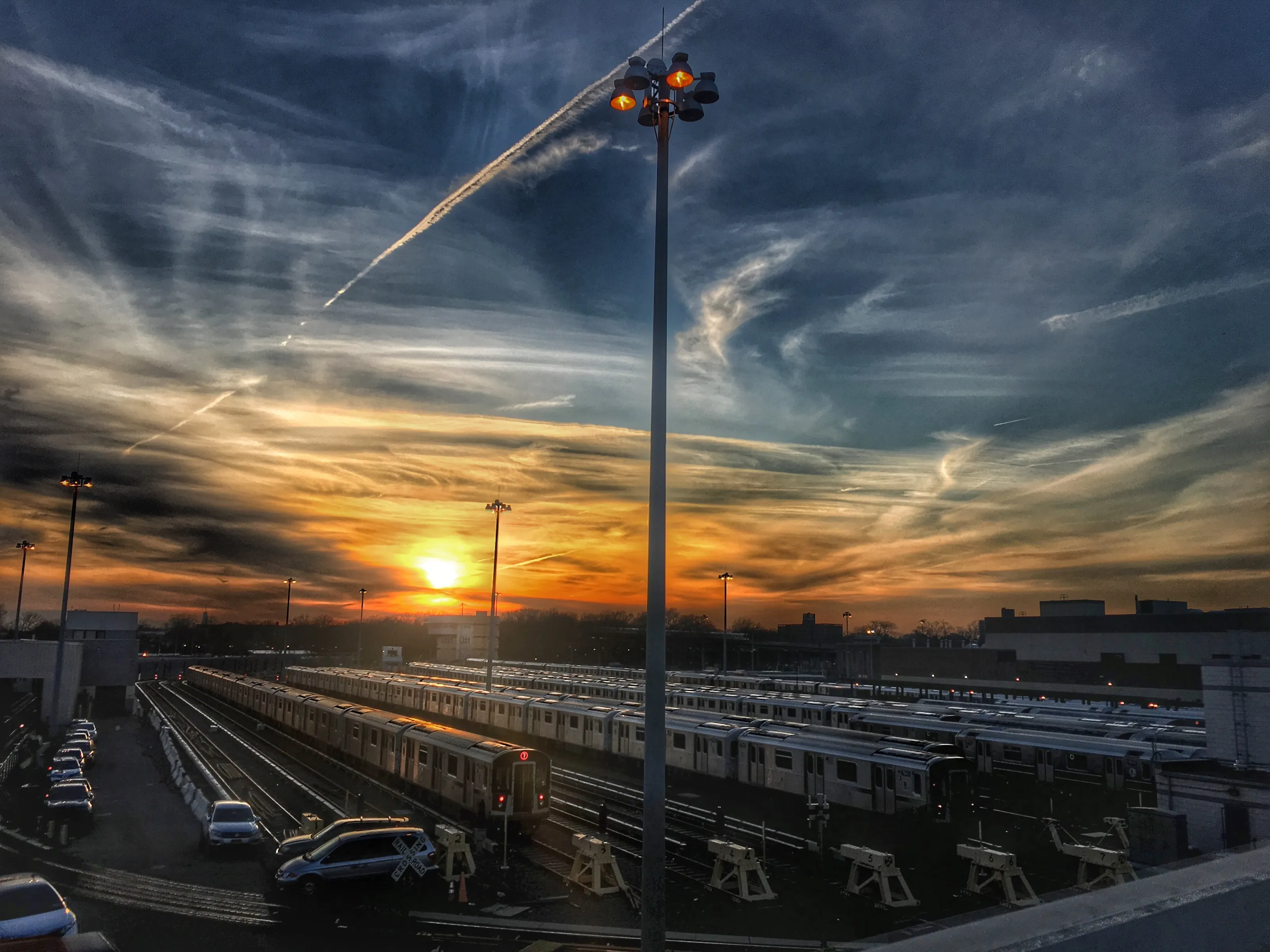 7 Trains in Flushing, New York