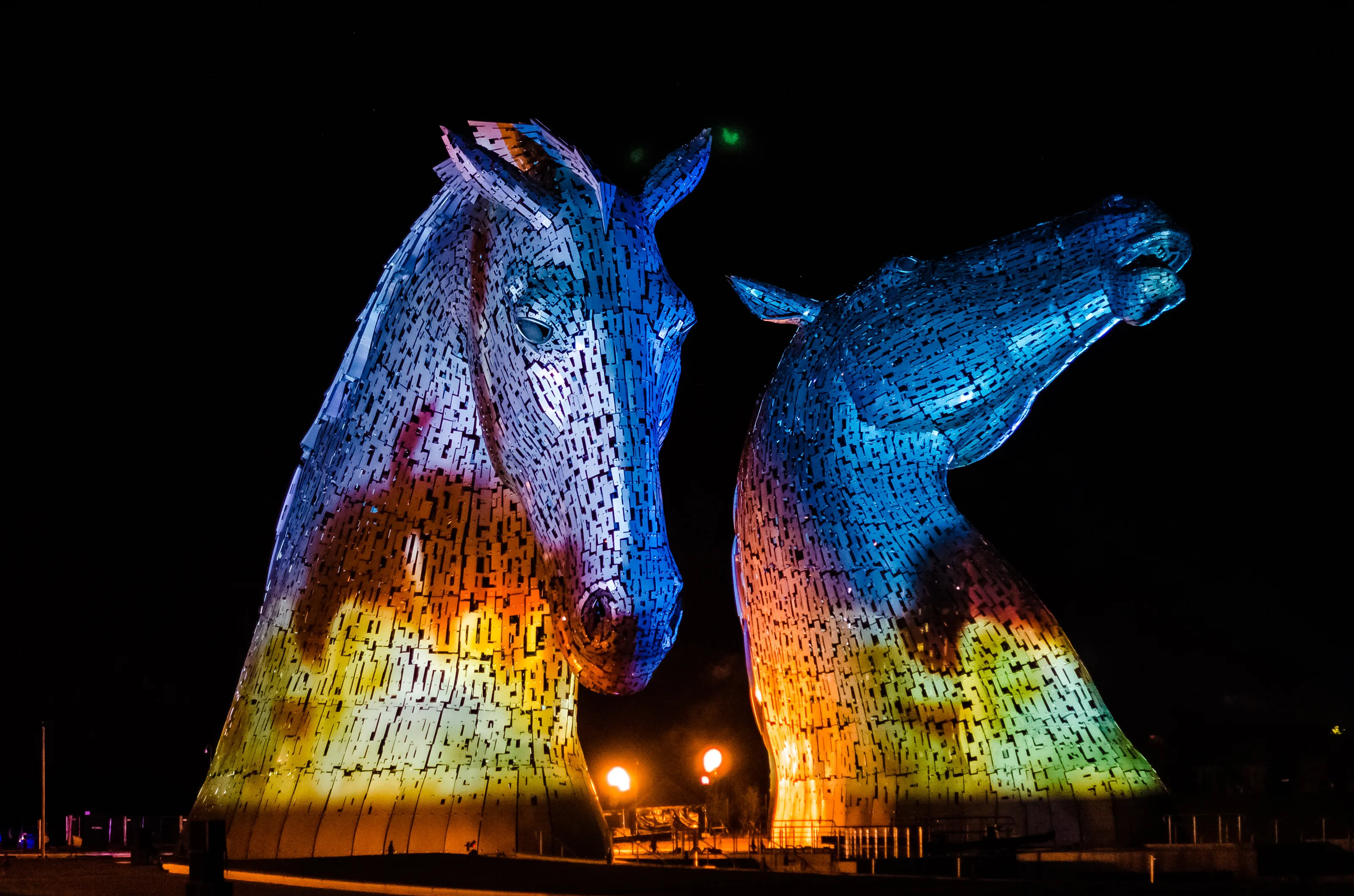 Kelpies on Fire