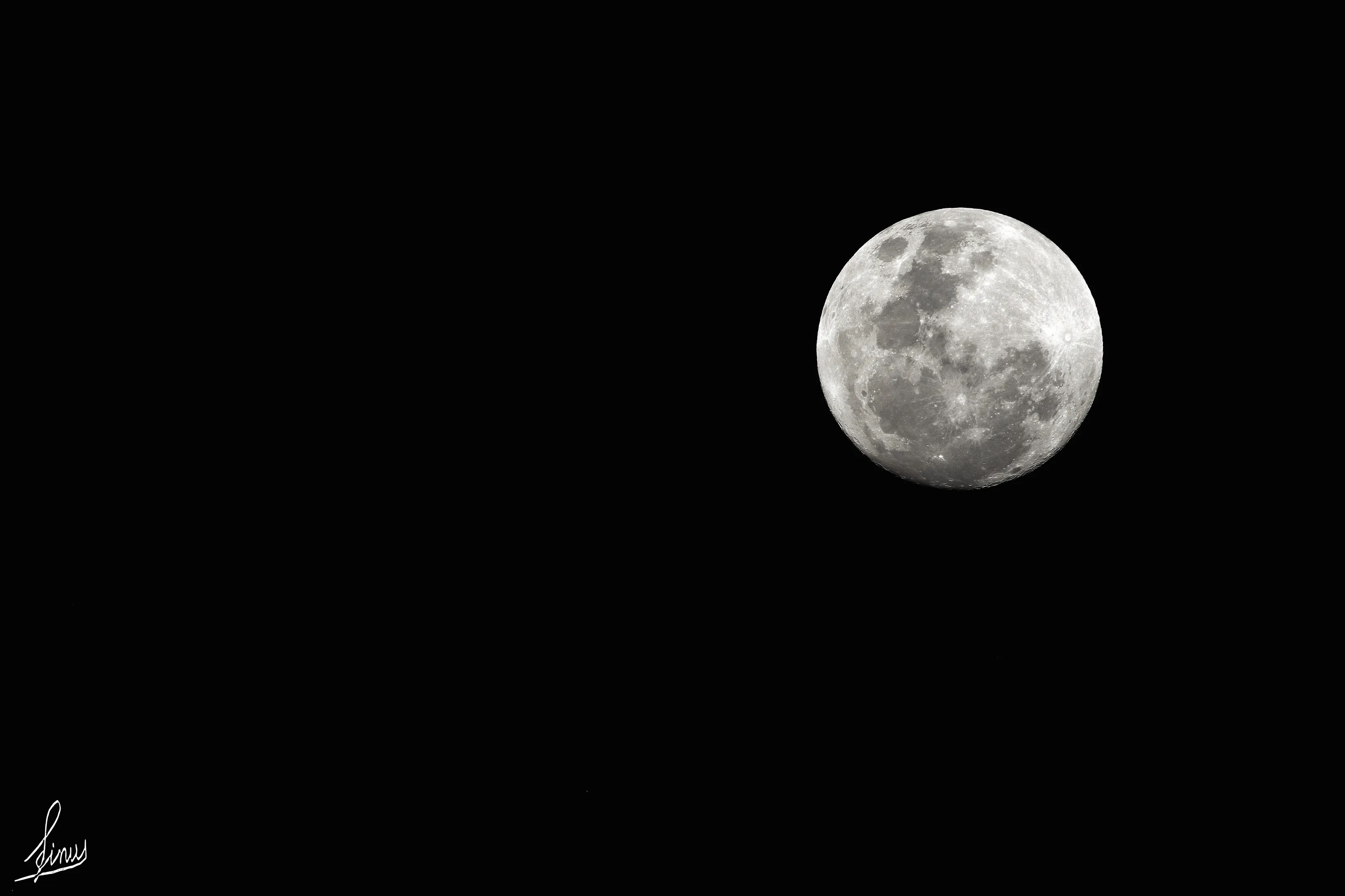 the moon