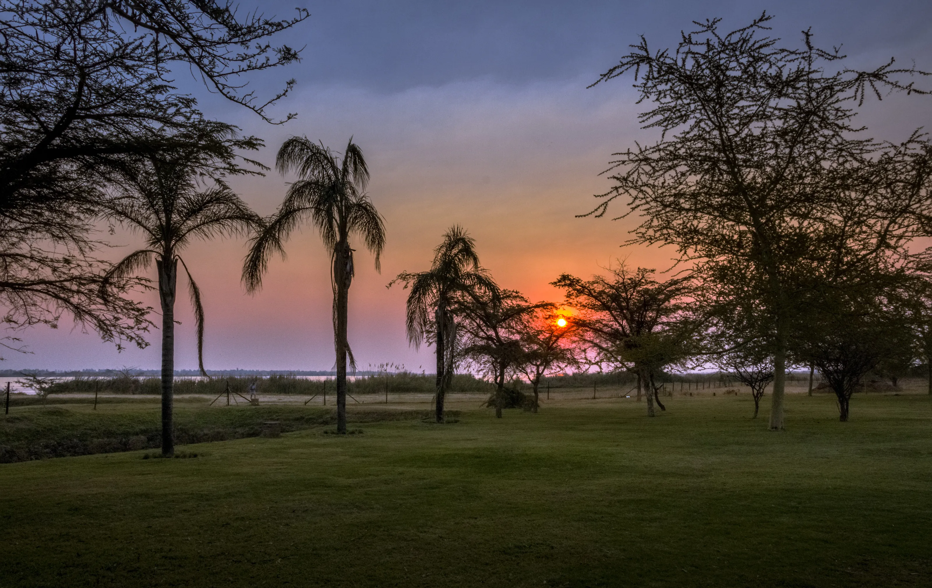 Sunset On Darwendale Dam, Zimbabwe