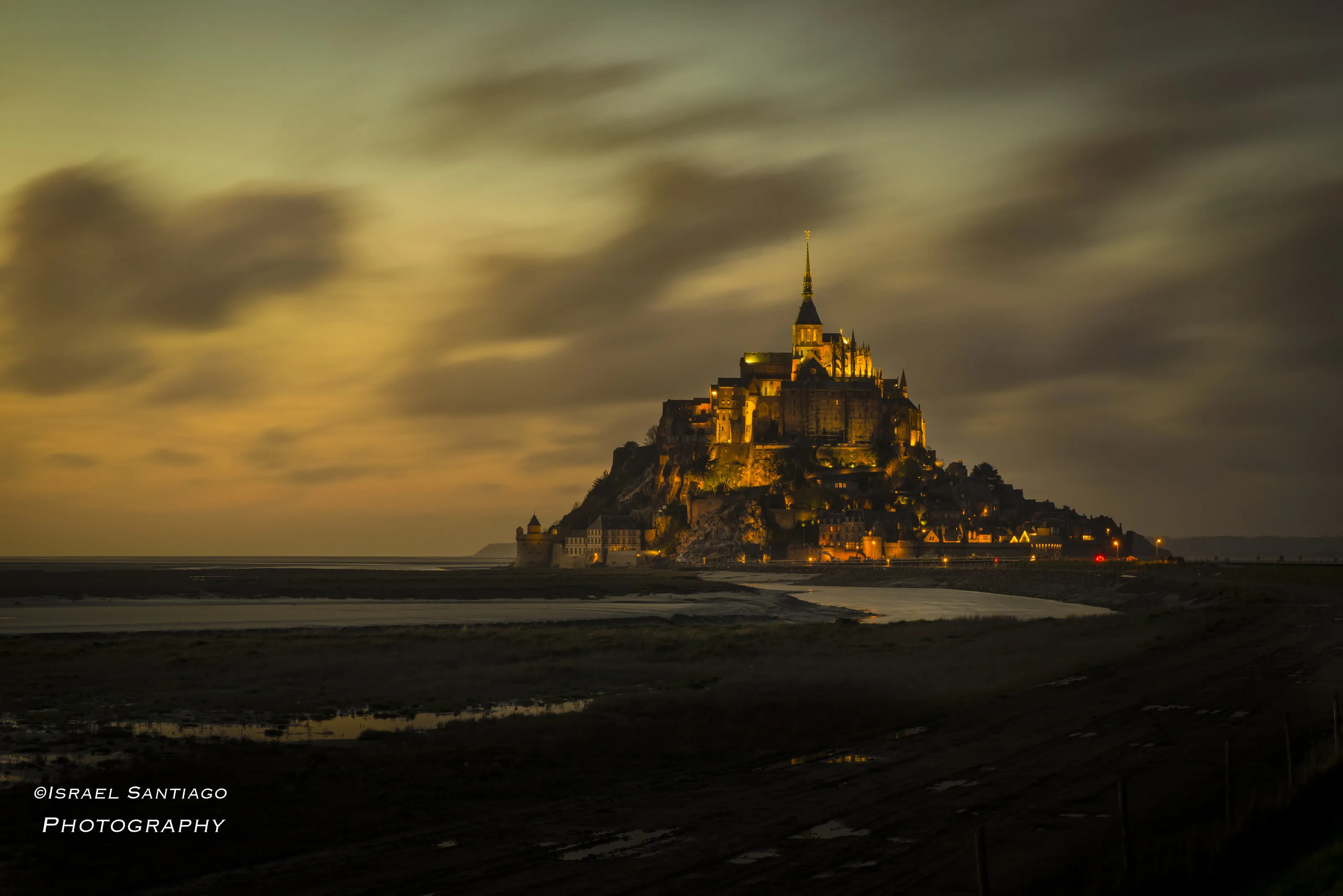 Sunset at Mont Saint-Michel - Normandy France