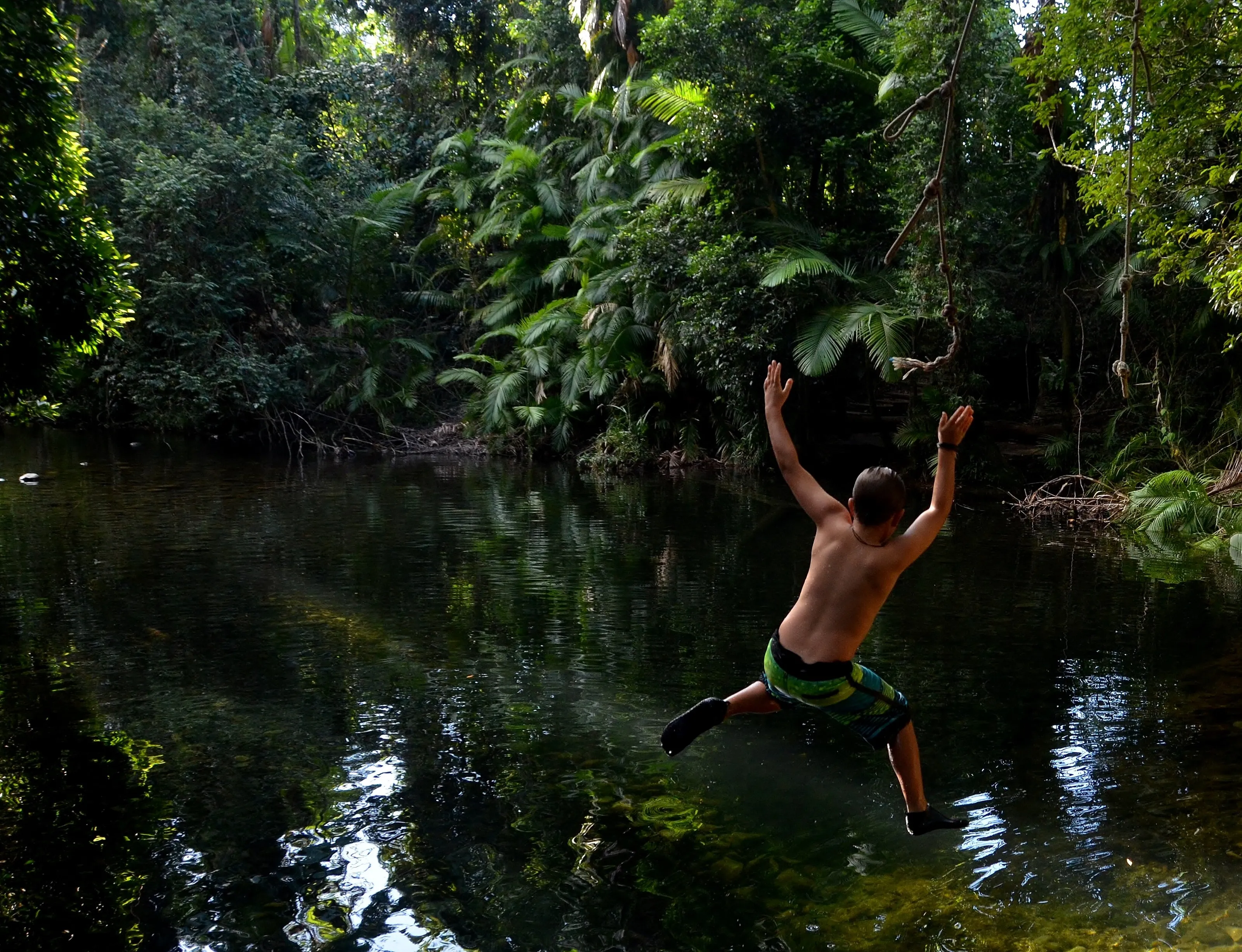 Jumping into the River