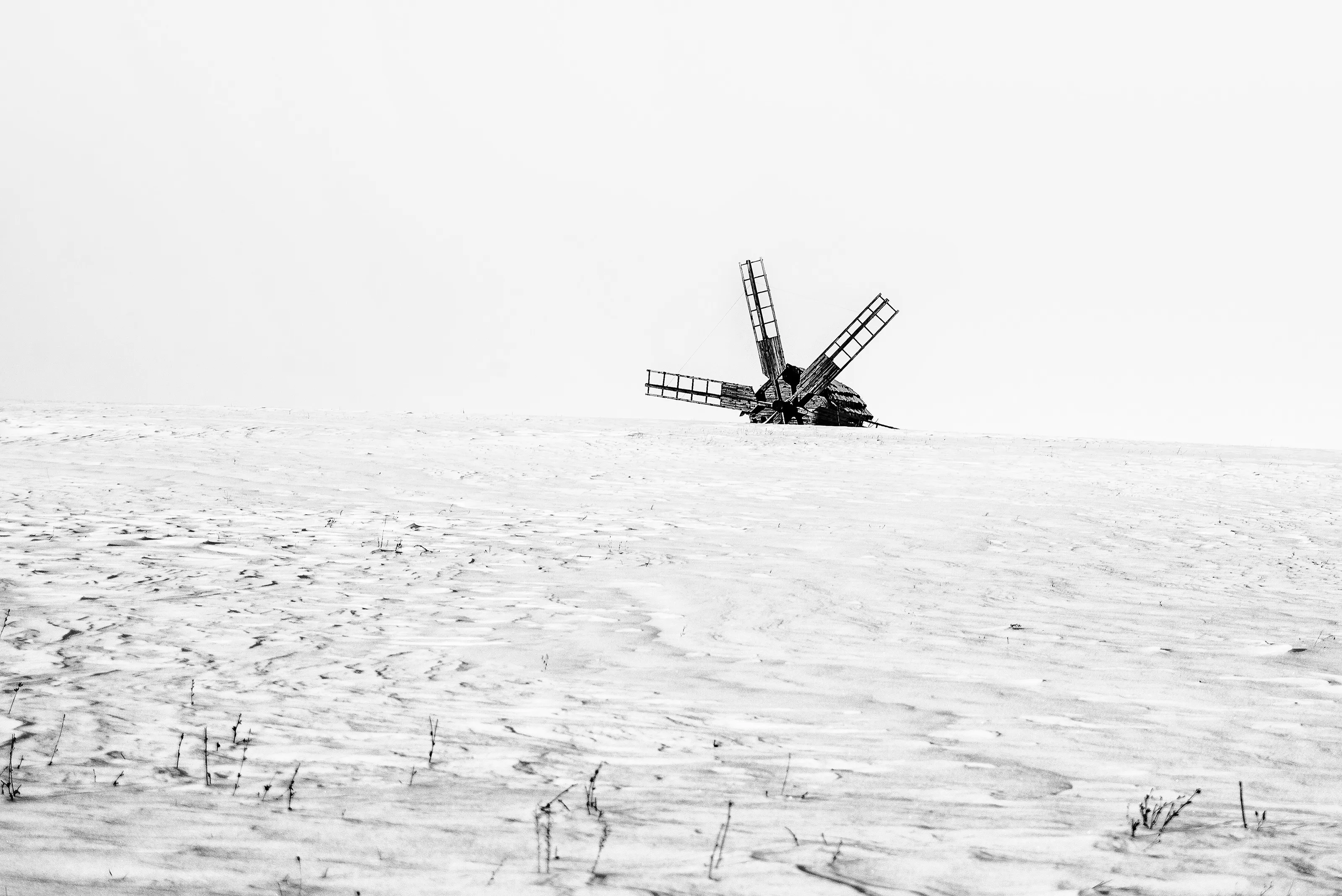 BW windmill