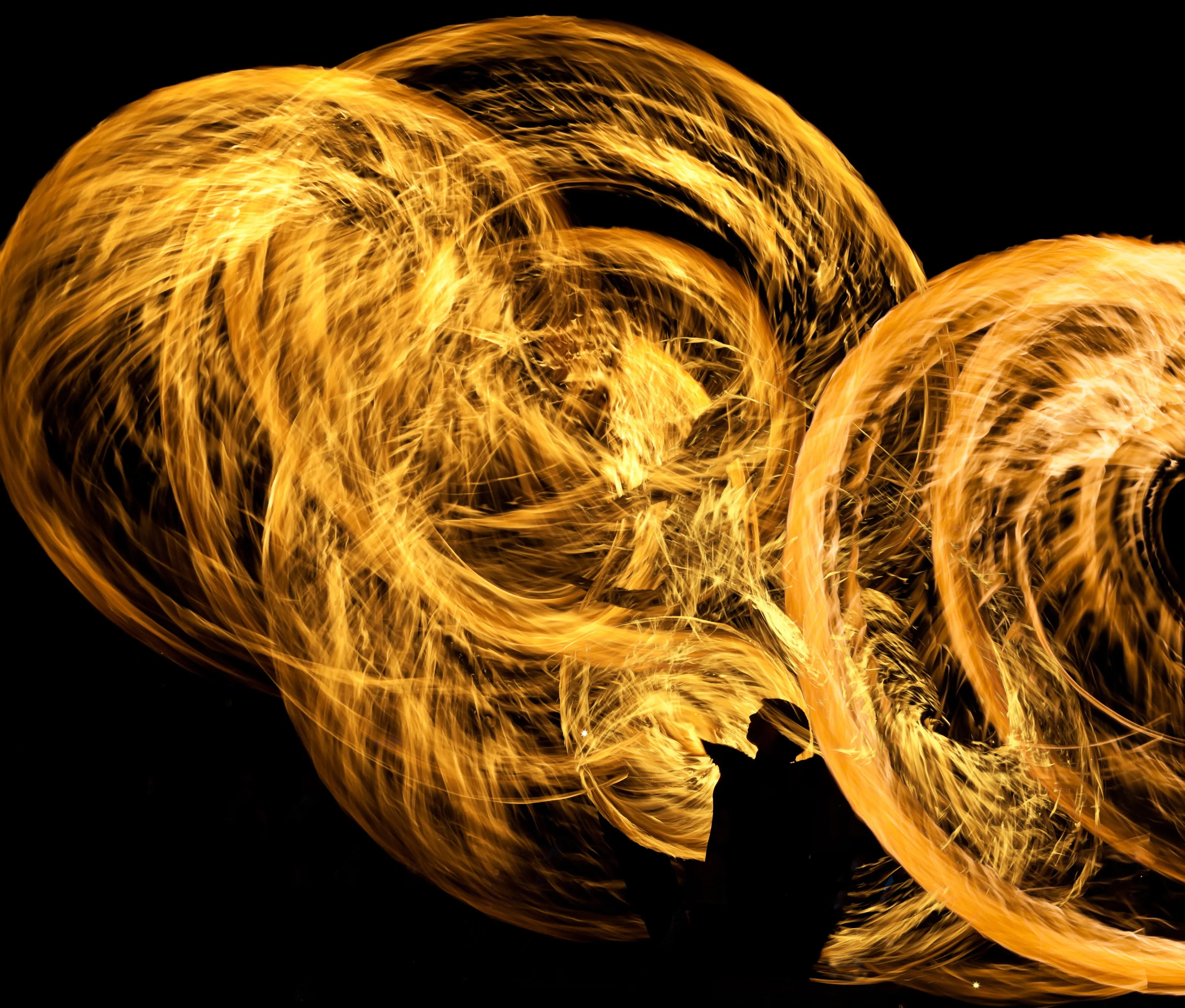 circular fire man