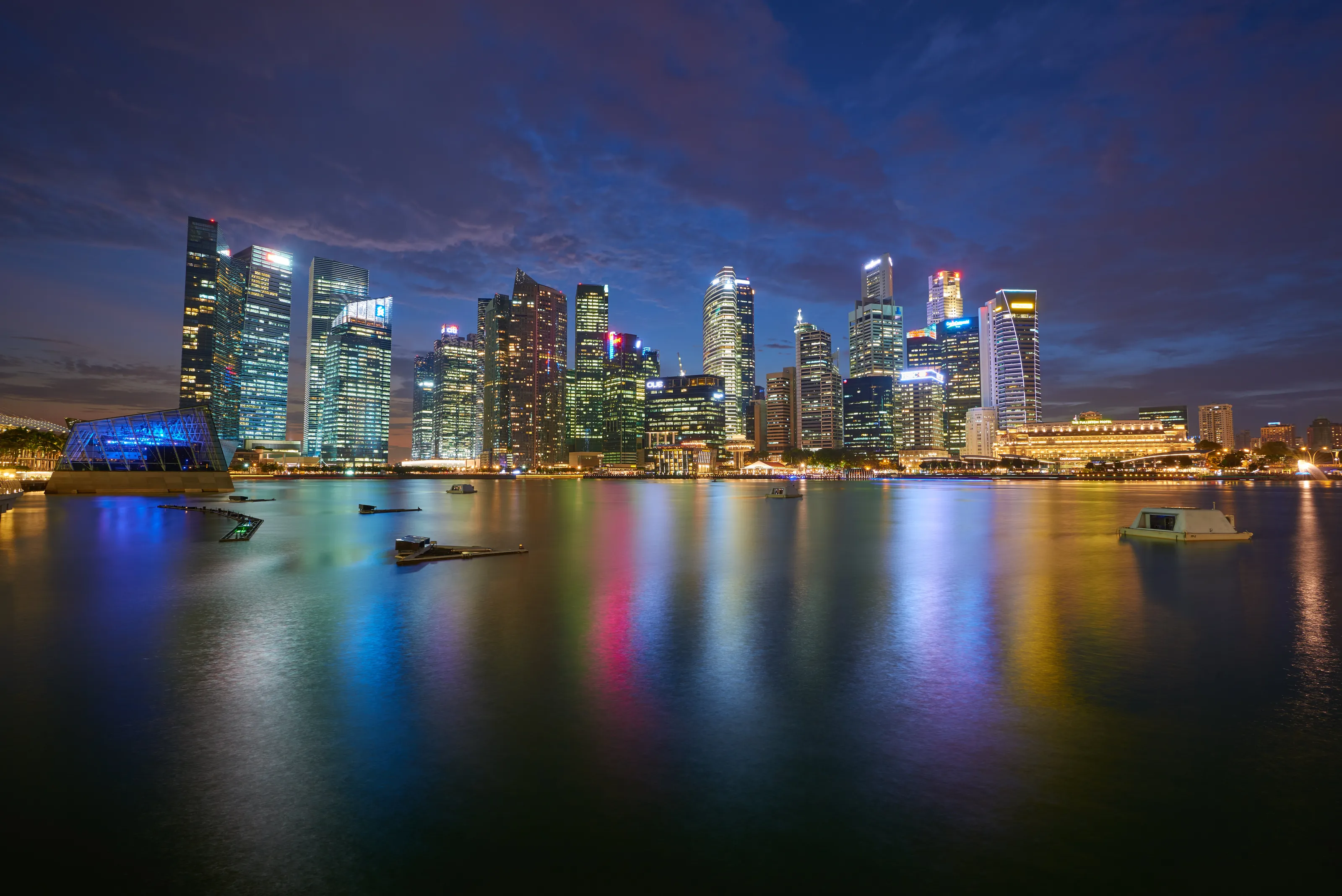 Buildings by the river