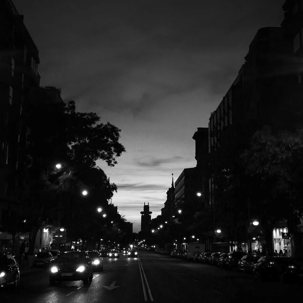 the darkness embraces the city