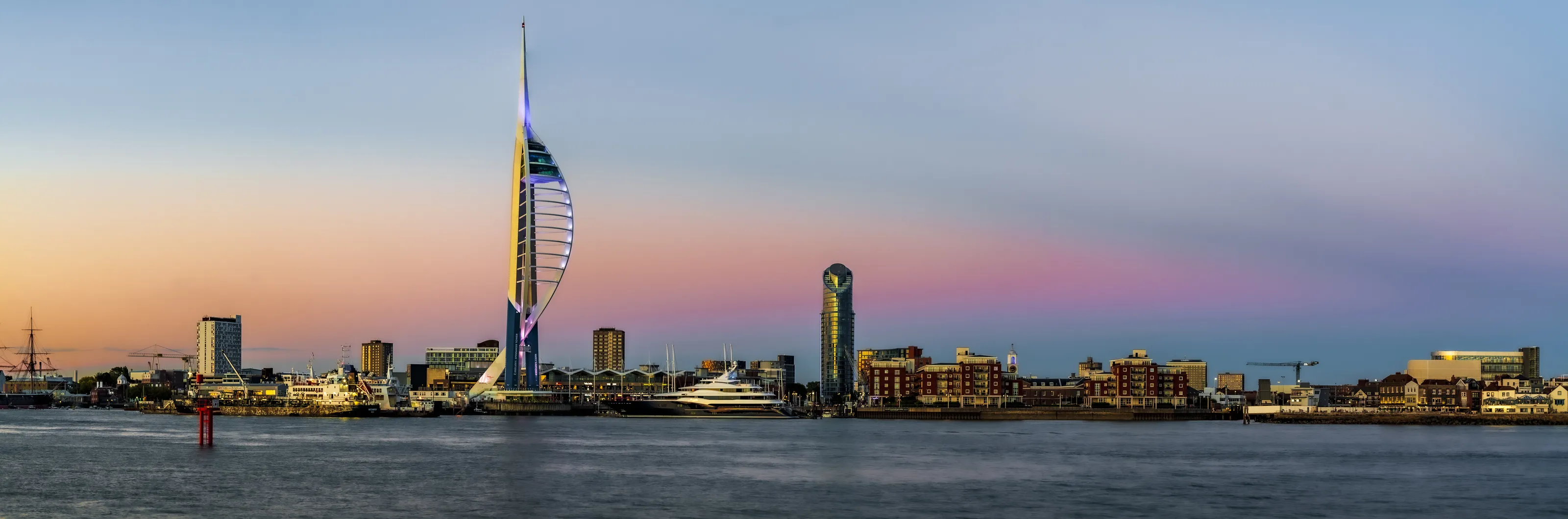 Spinnaker Tower at Sunset