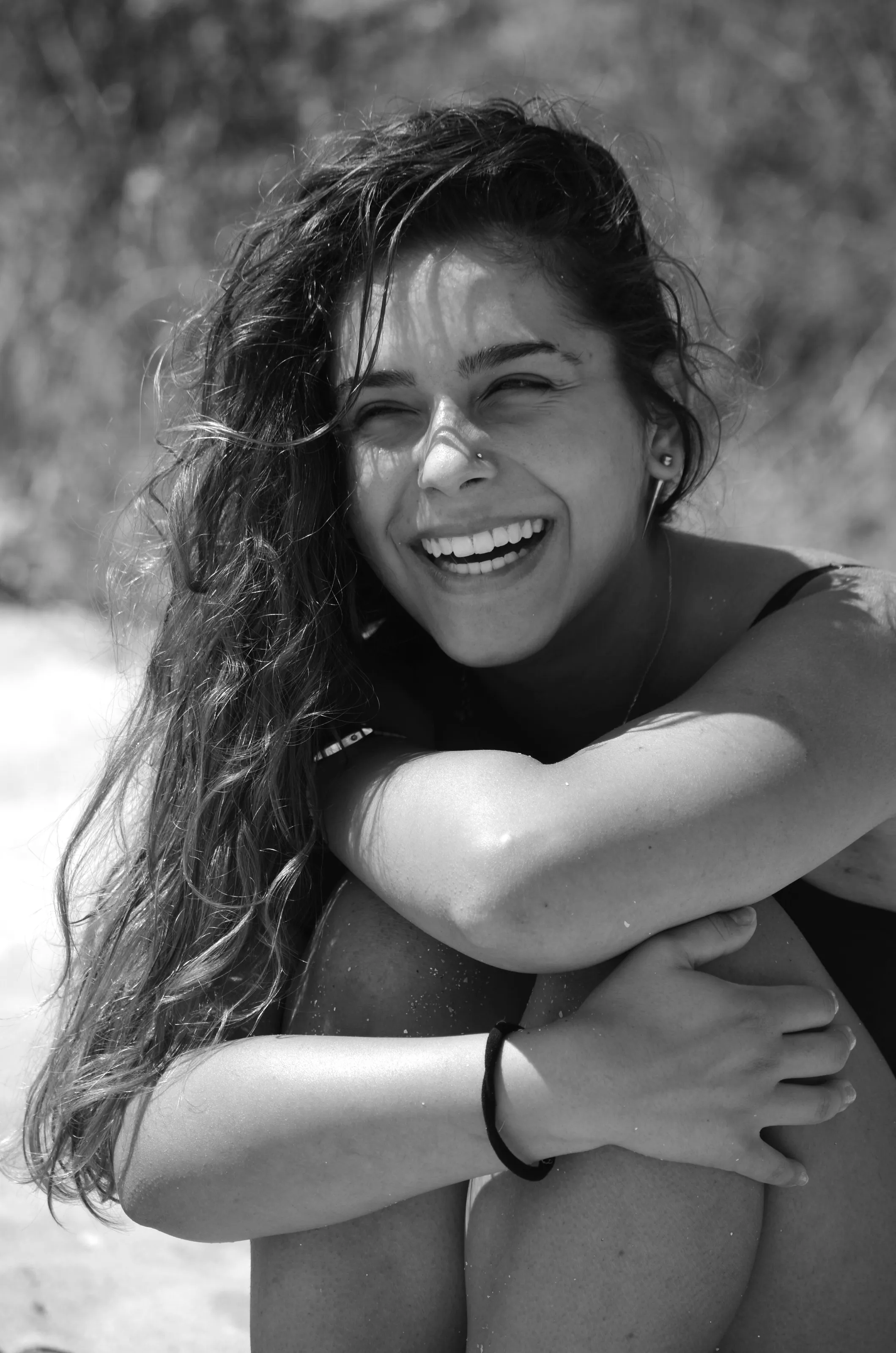 A girl on the beach