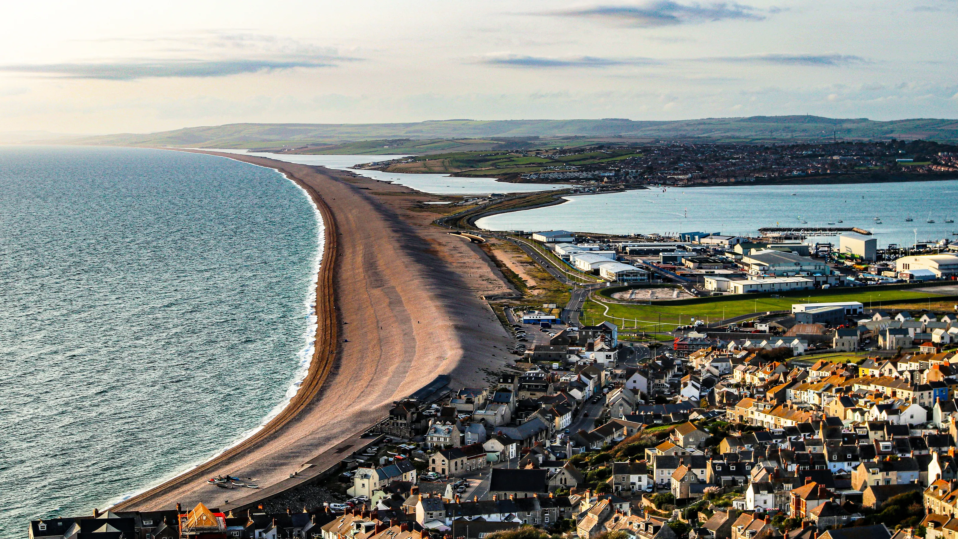 Evening Sun on Chesil Beach
