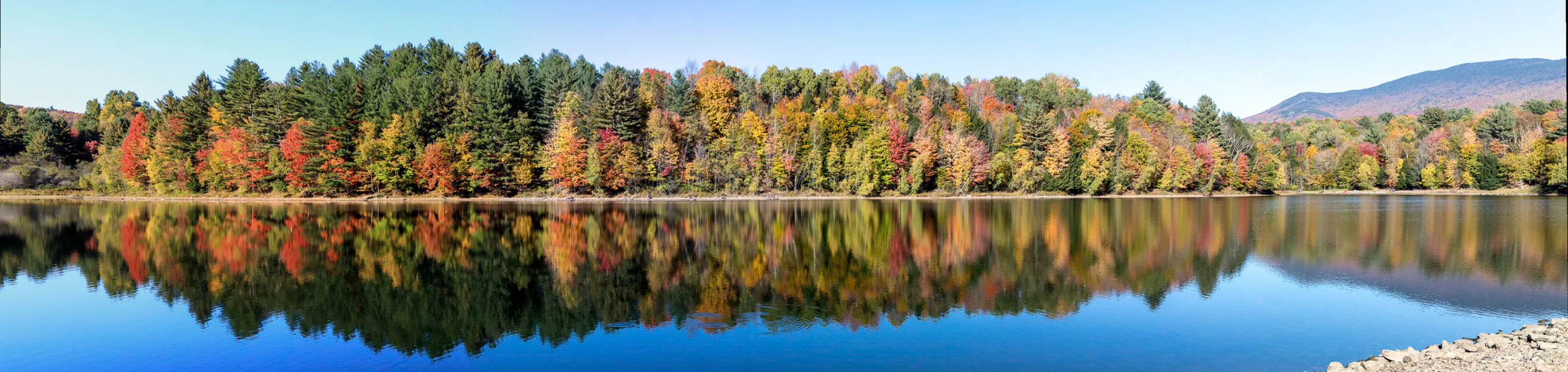 Vermont reflections pano
