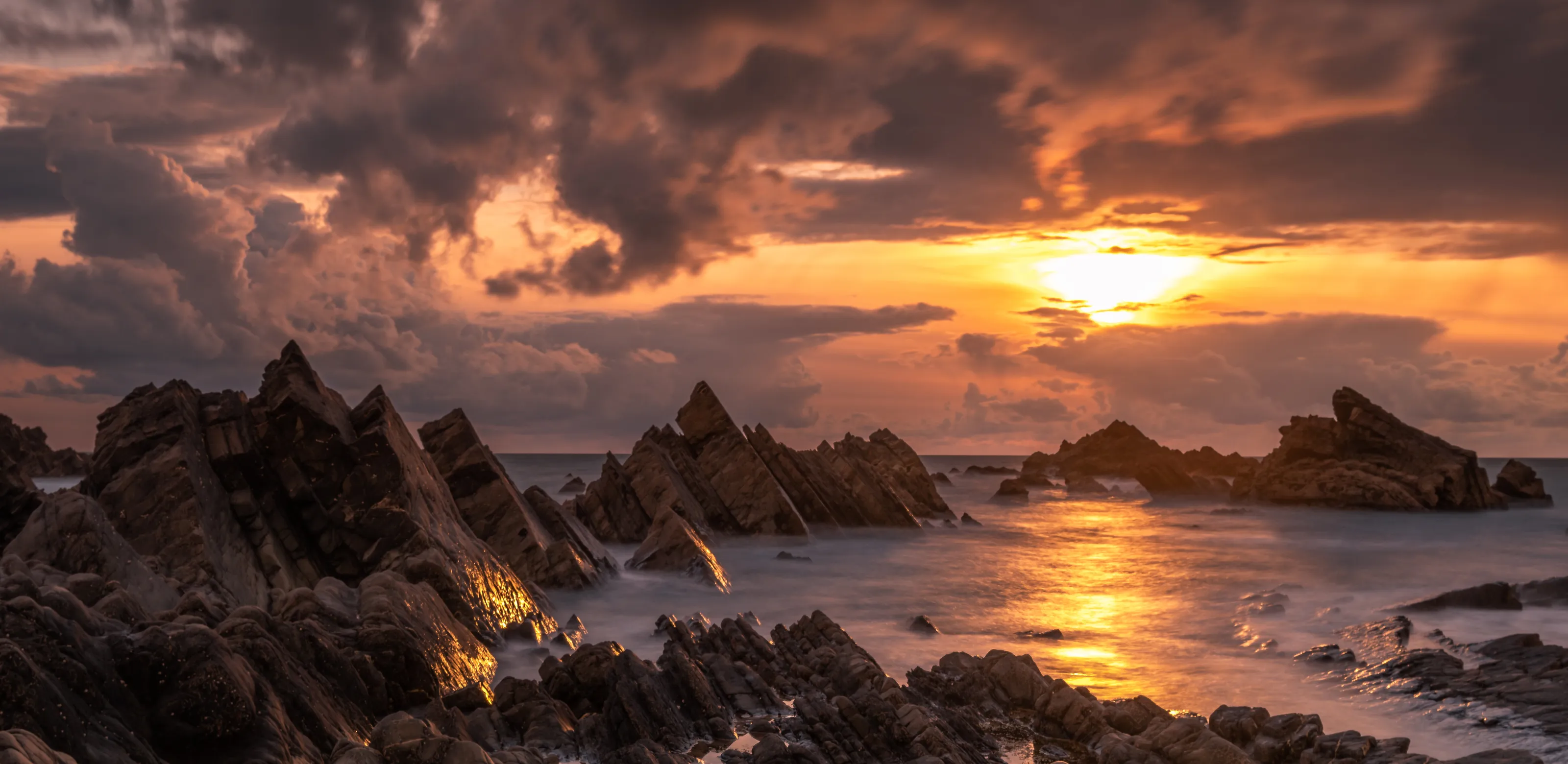 Sunset dramatic