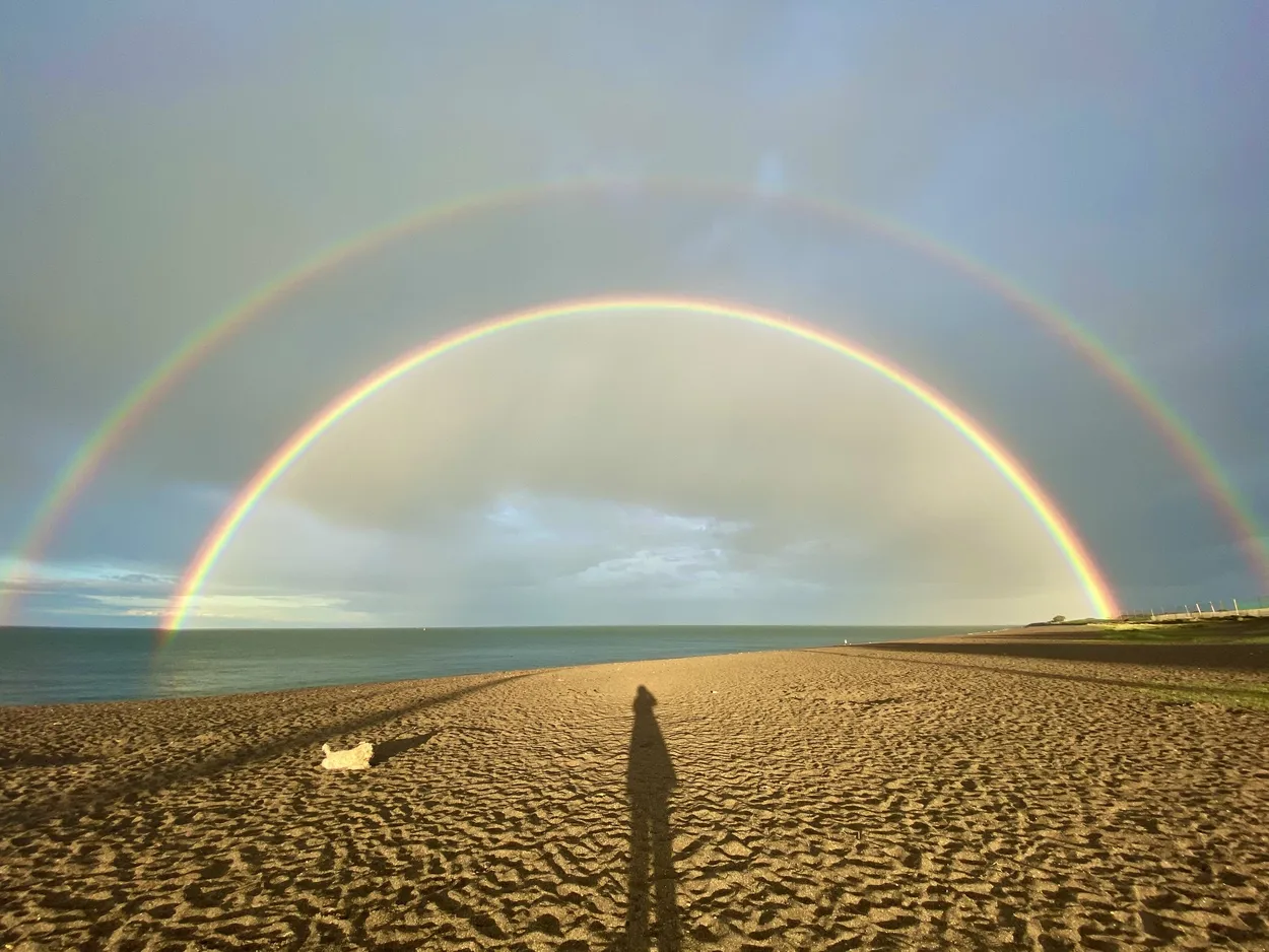 Between showers