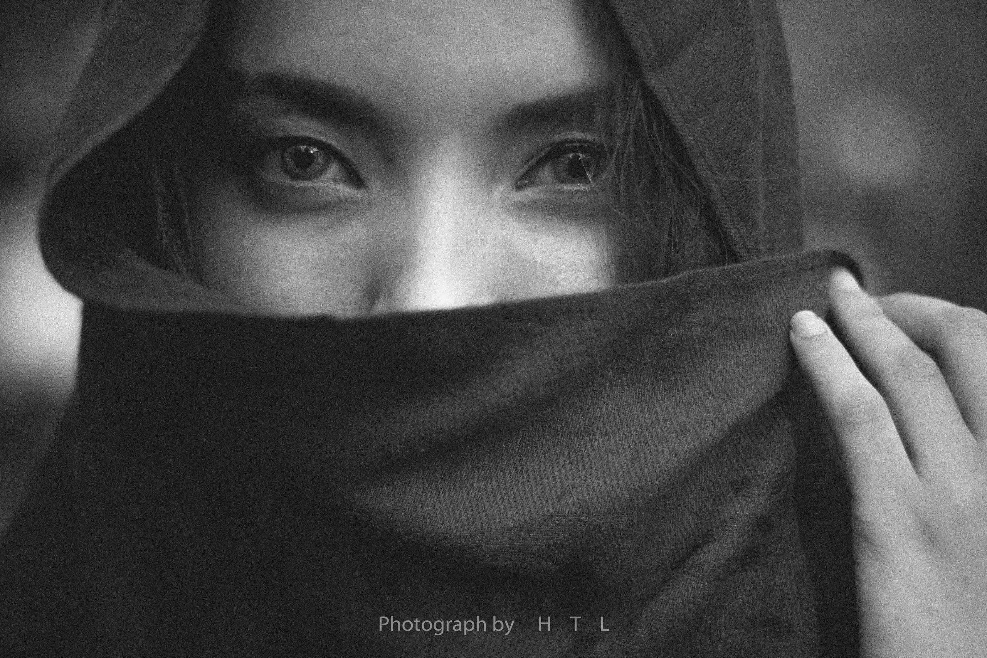 A girl with scarf