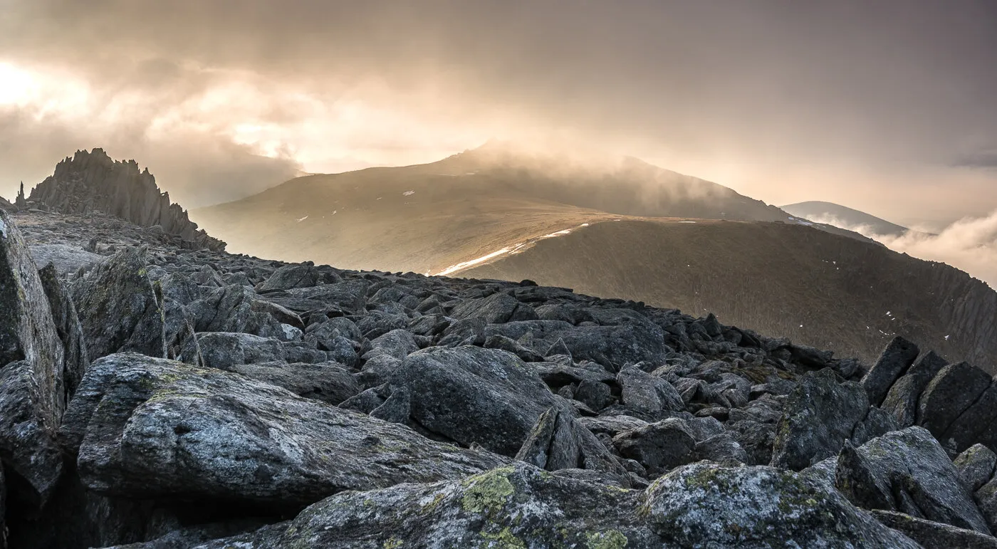 clouds over glydyr far