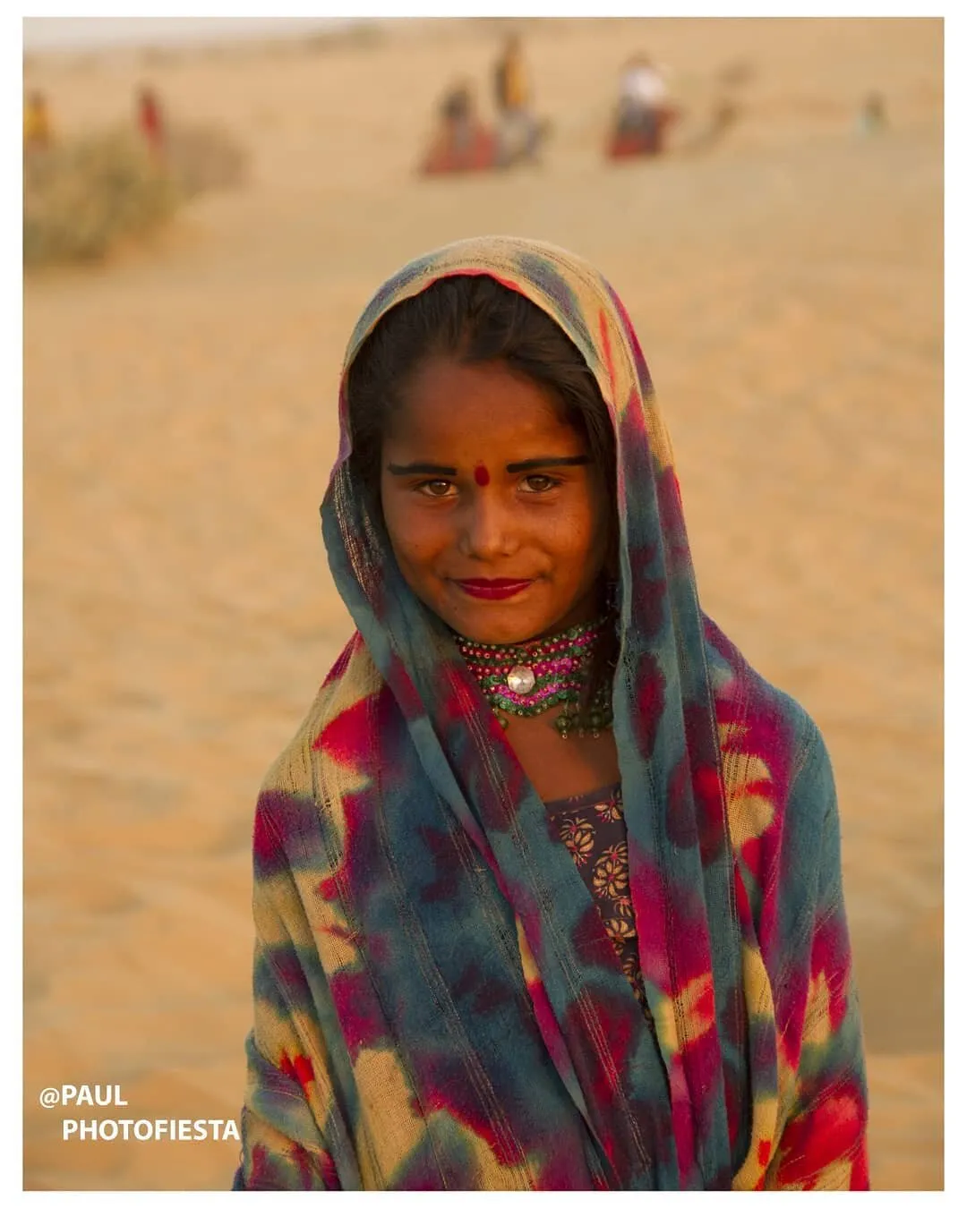 Girl from  Rajasthan desert