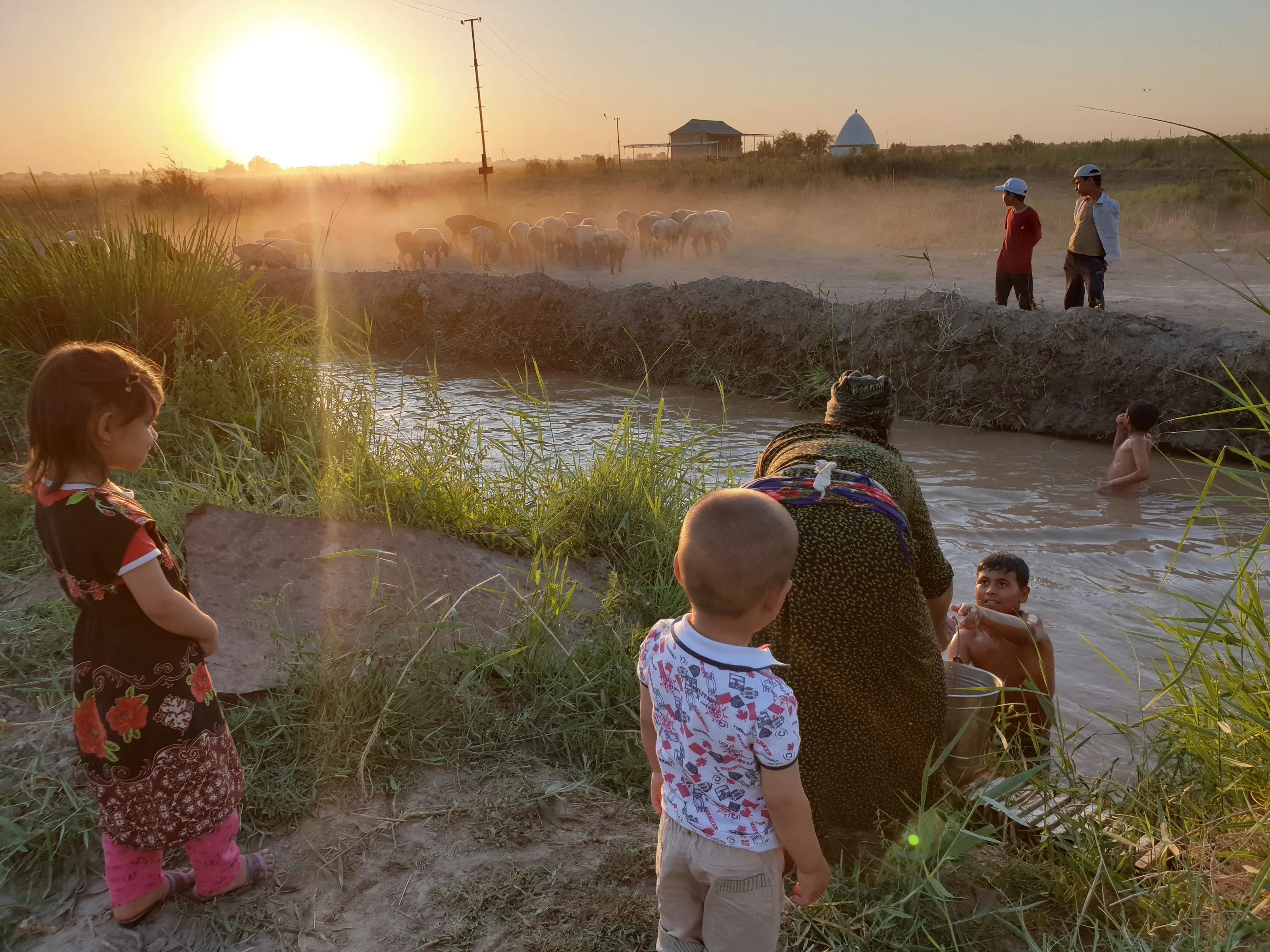 Simple Village Life in Central Asia