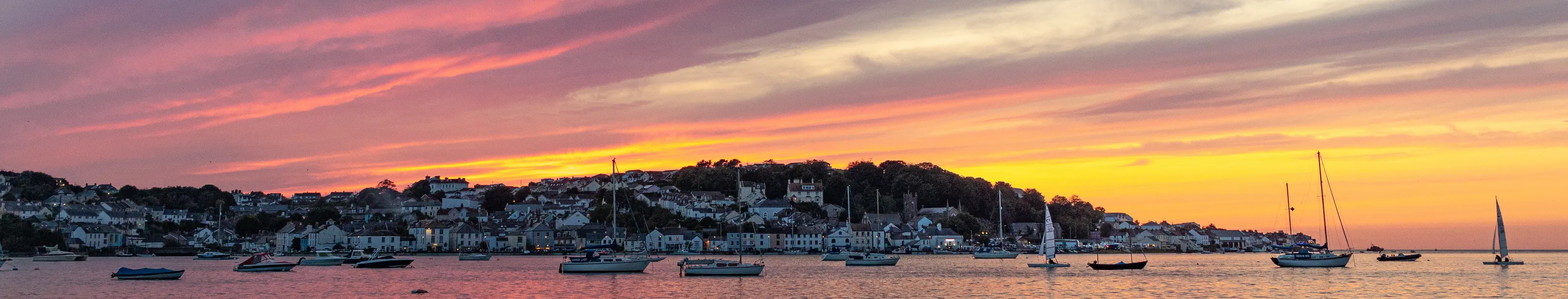 Sunset over Appledore
