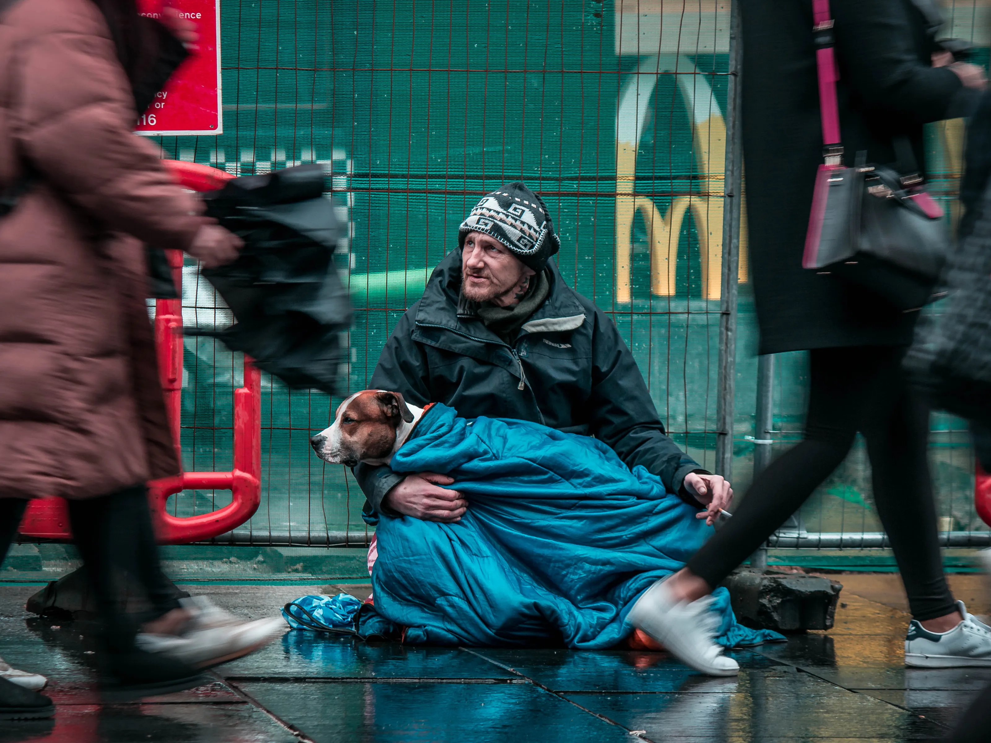 Man with Dog