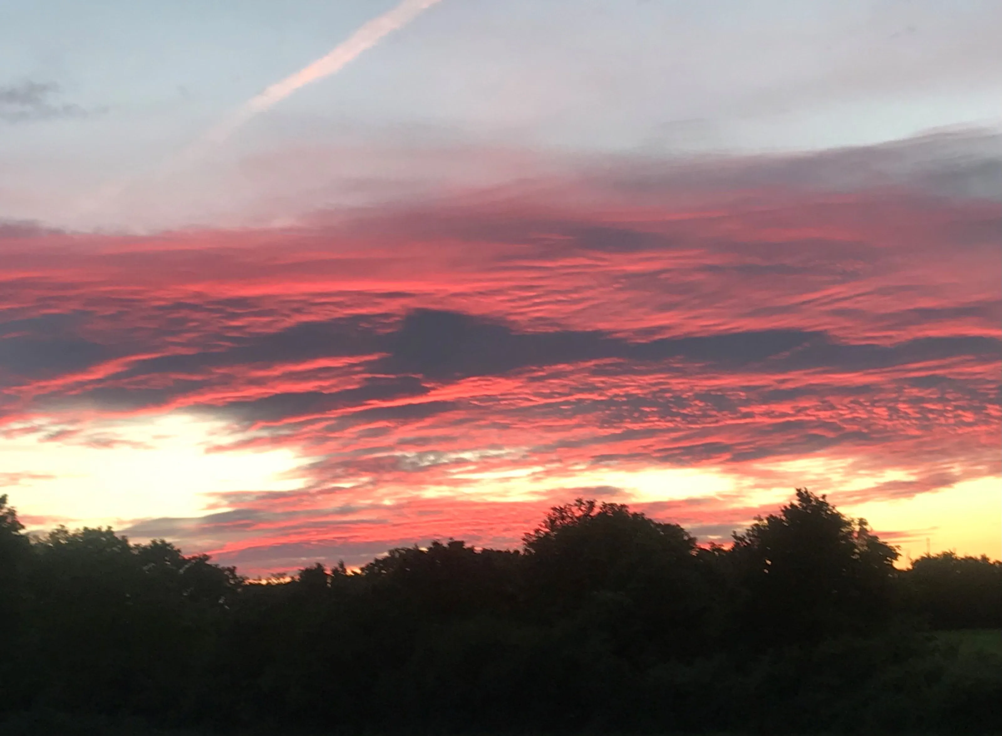 The beauty of sunset