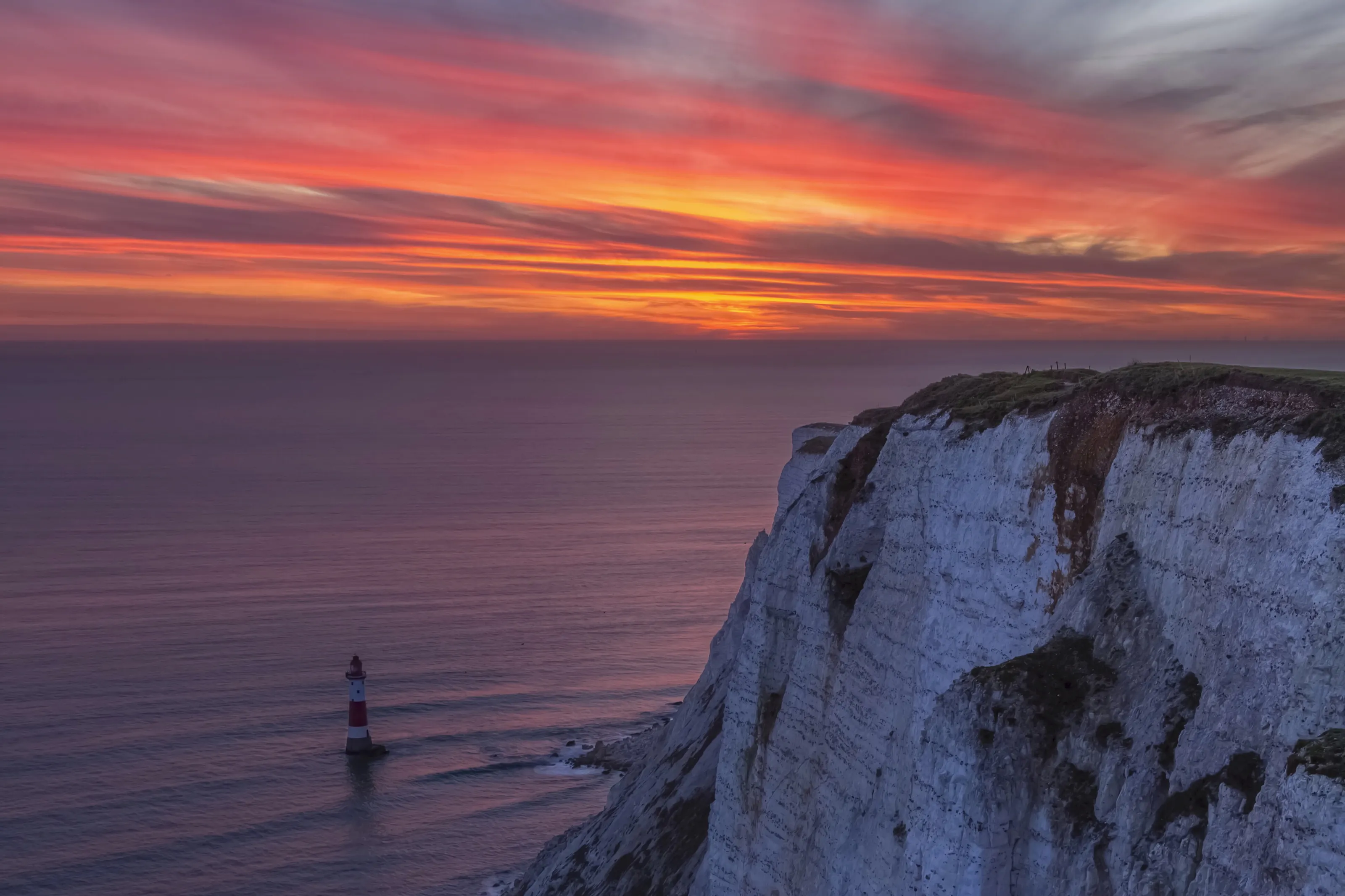 Lighthouse sunset