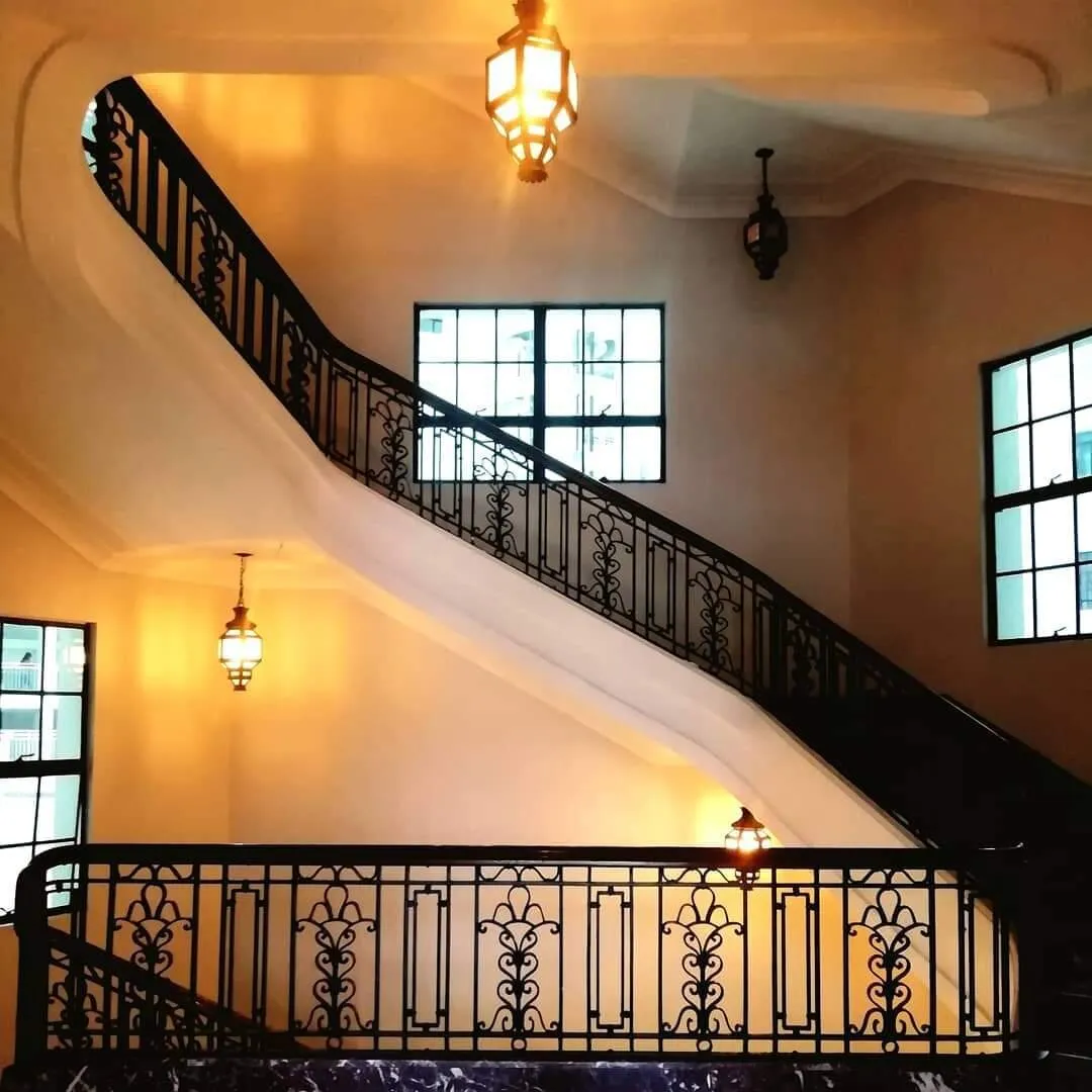 Museum staircase