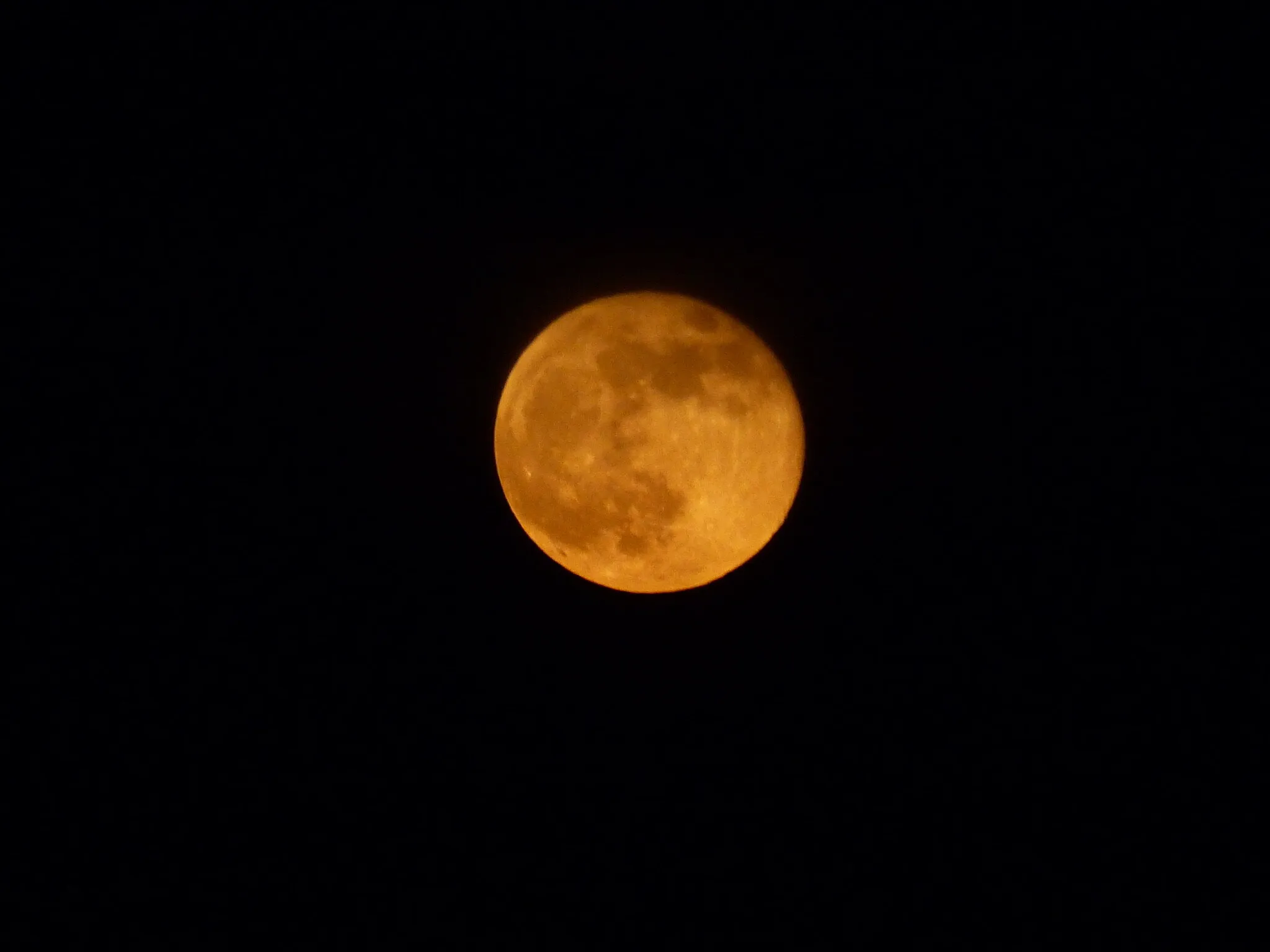 Full moon from my window