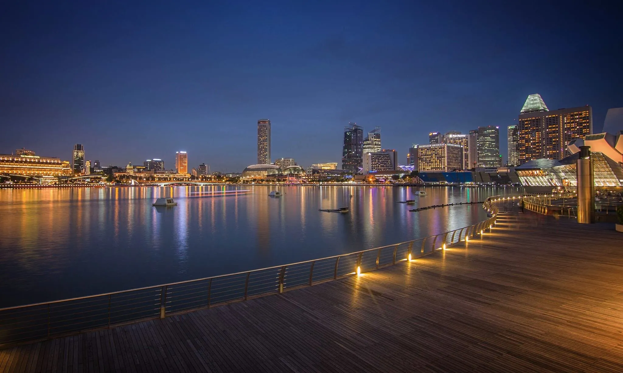 What a beautiful long night in Singapore.