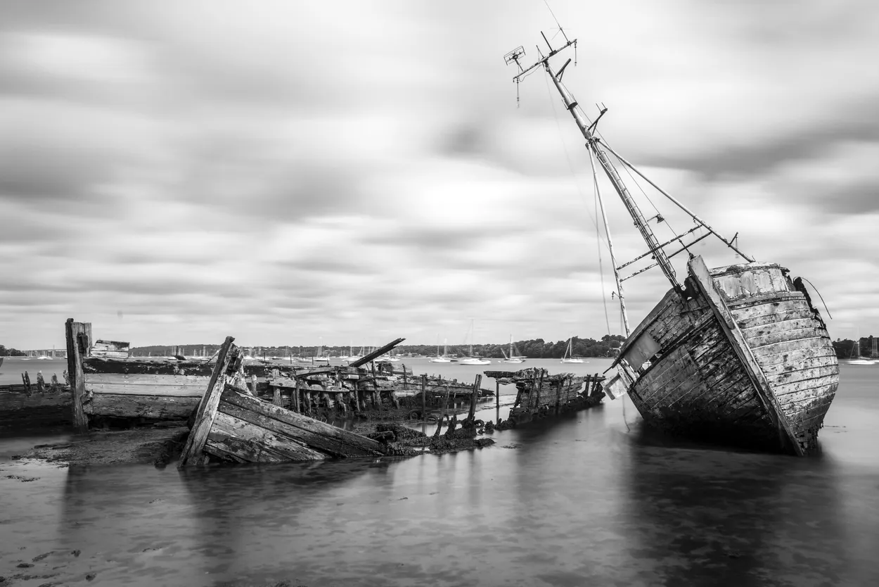 Stranded Boats in Black and White - transport photo contest ...