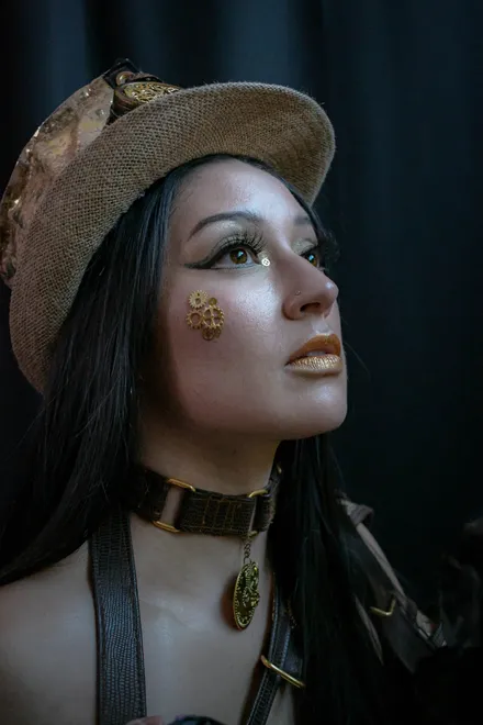 Lily Gilded Portrait