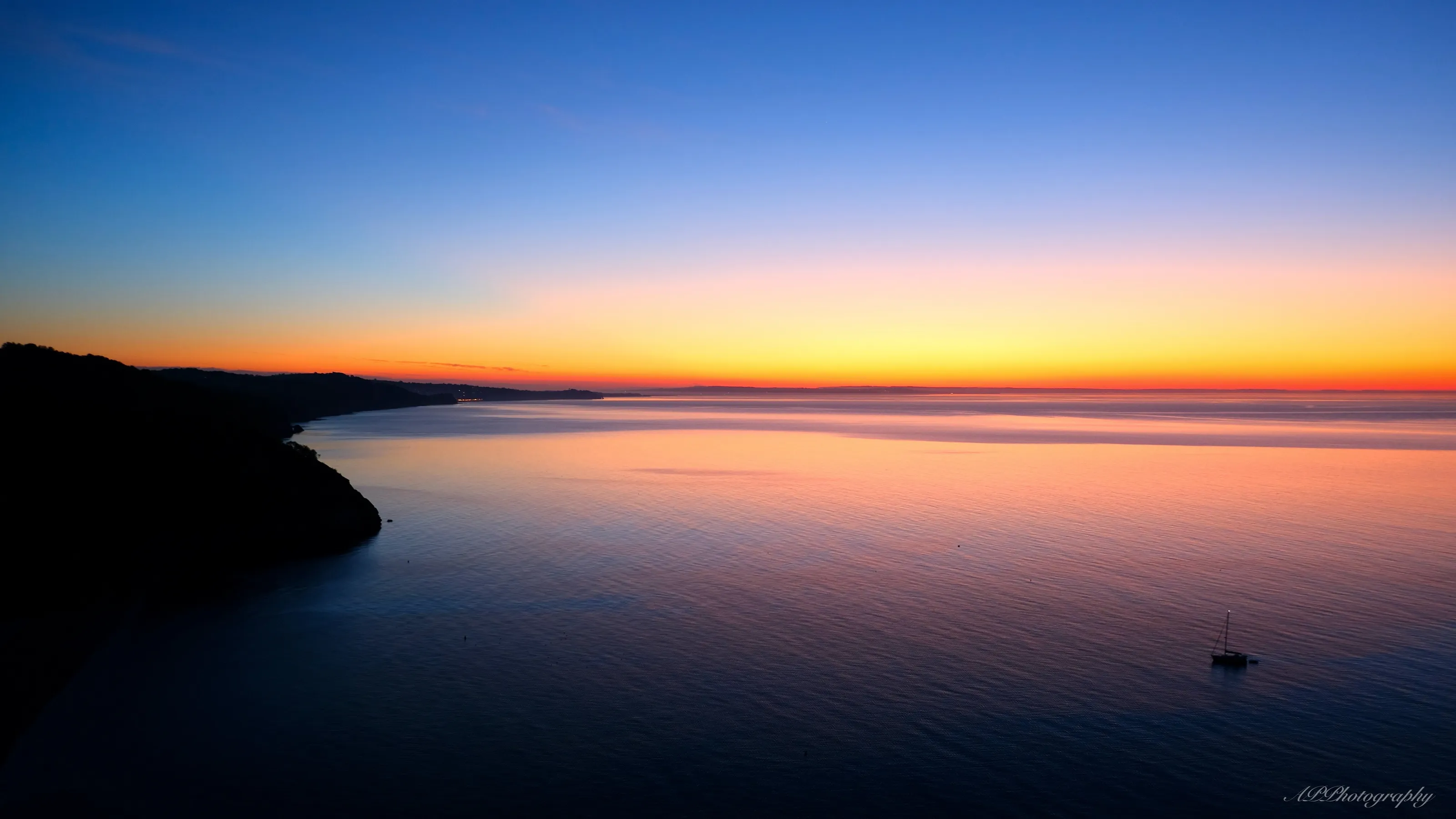 Morning glow.