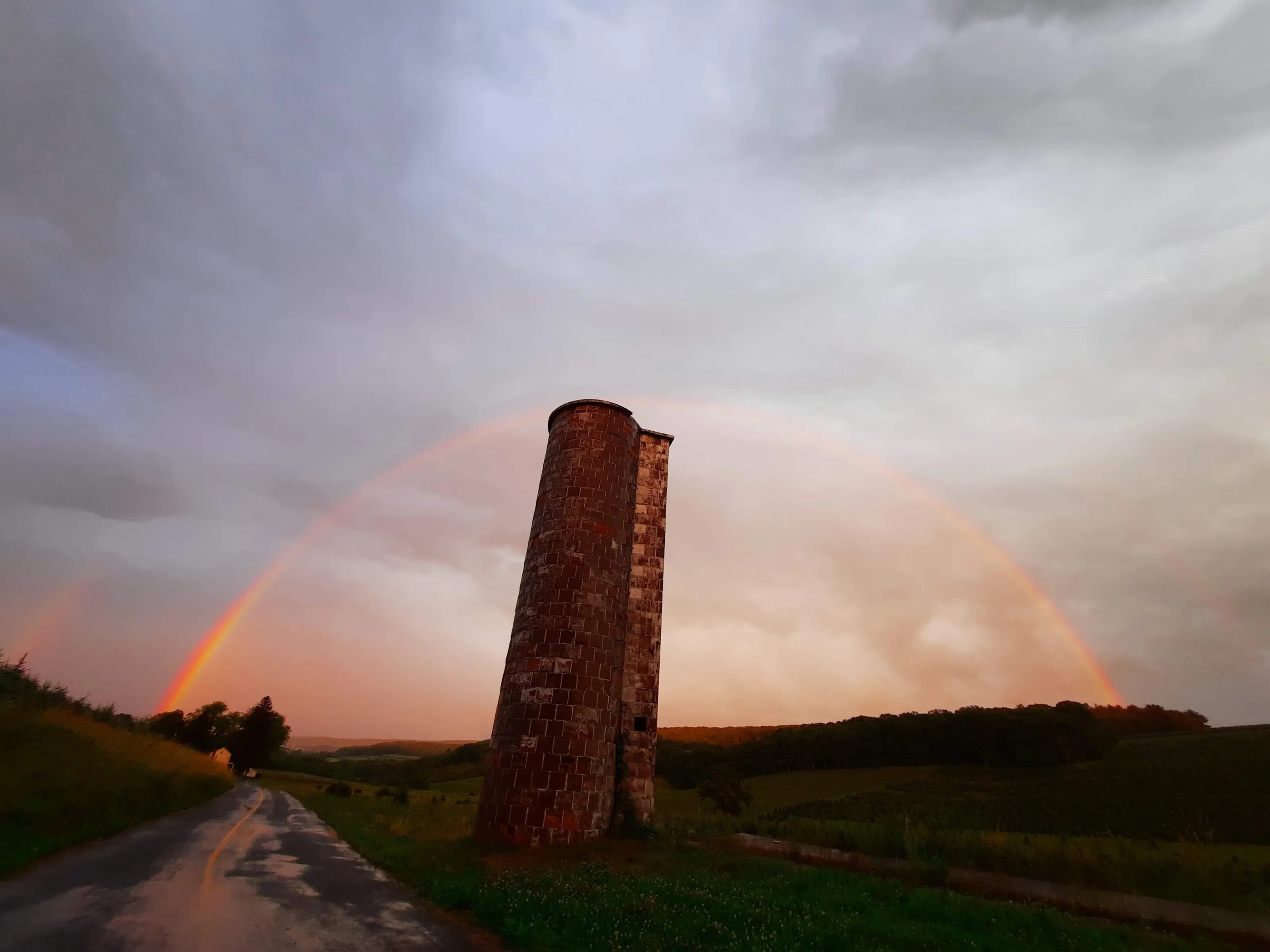 Over the silo
