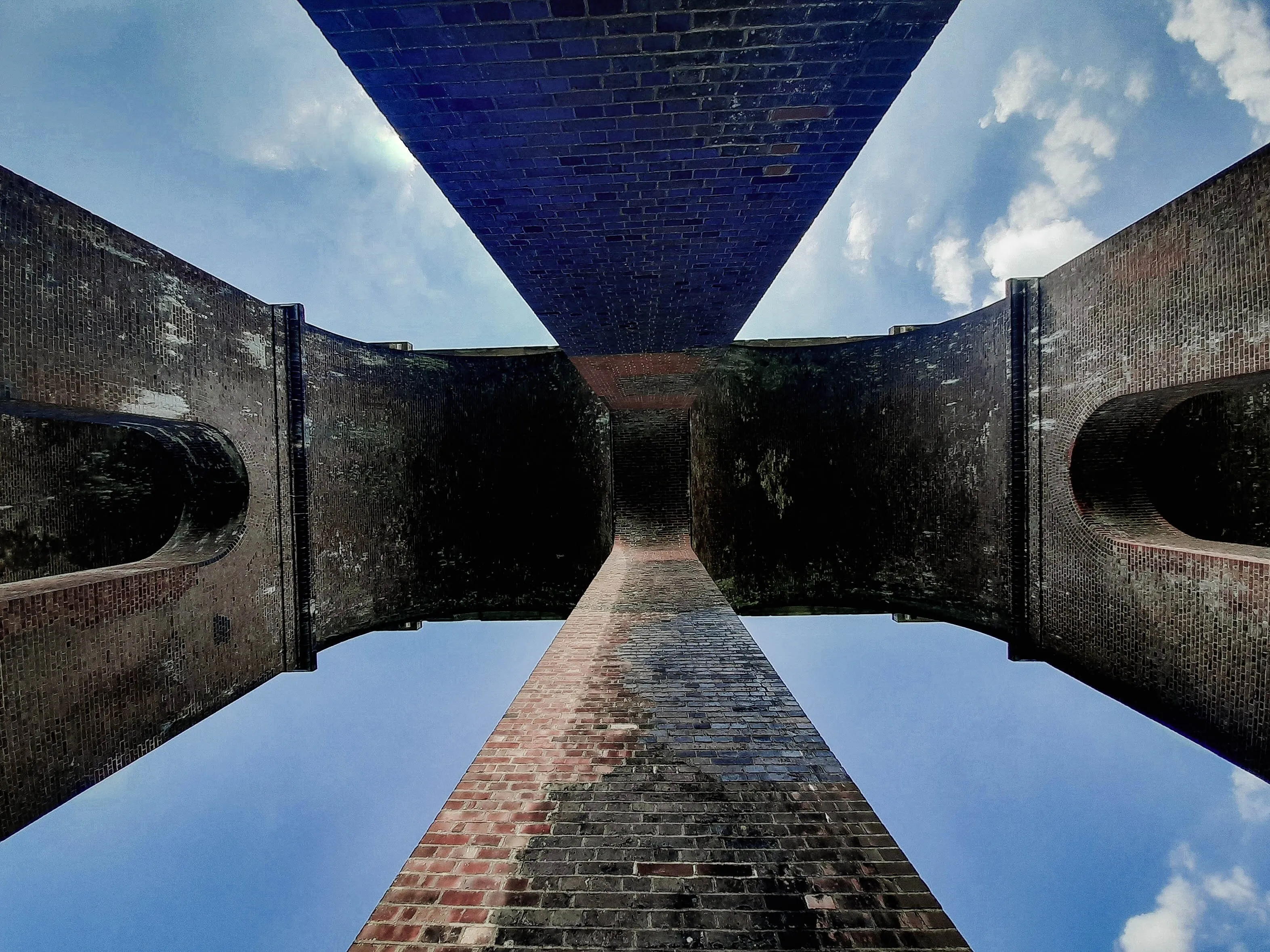 Under the Ouse Valley Viaduct