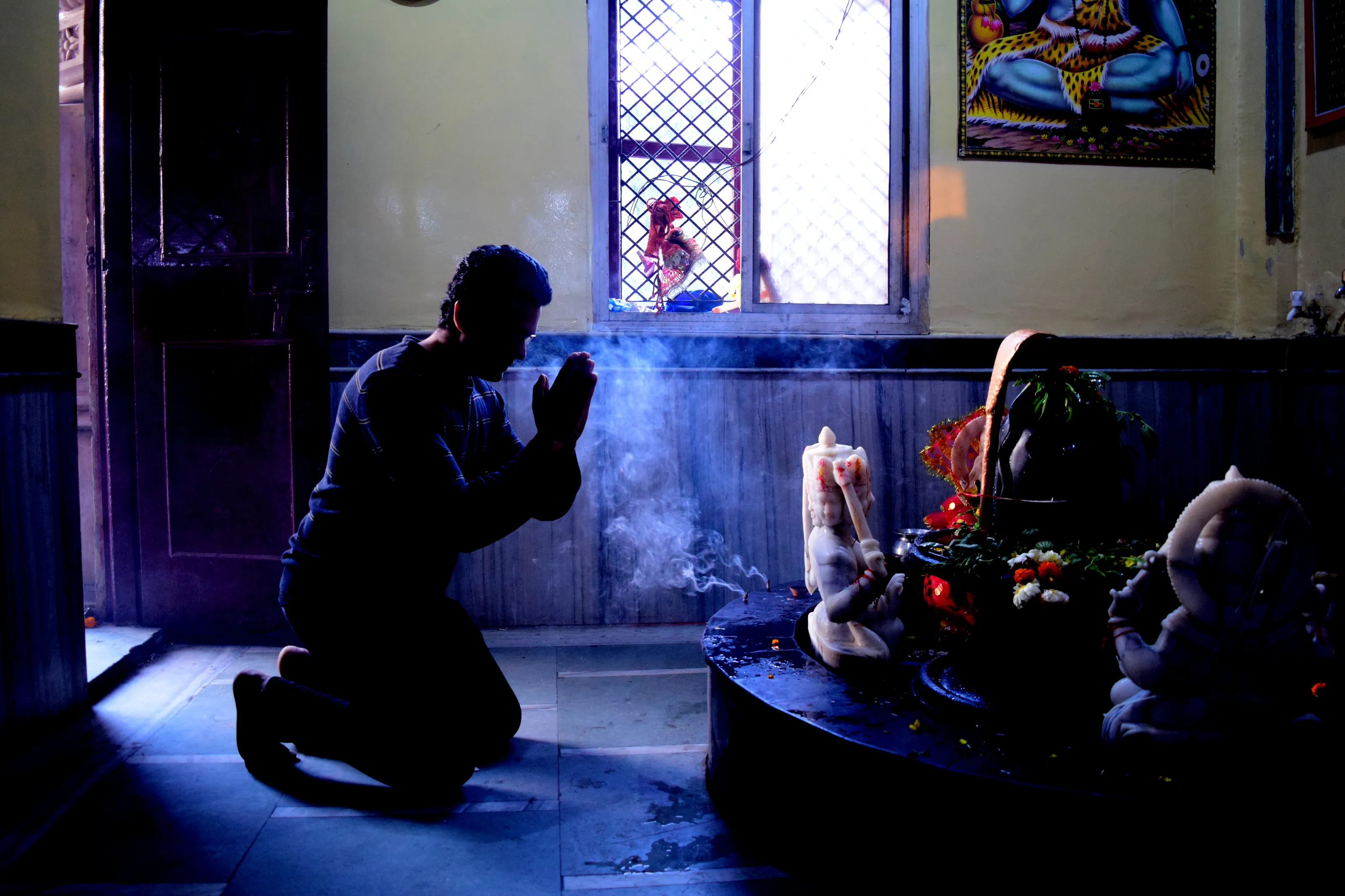 Praying to god