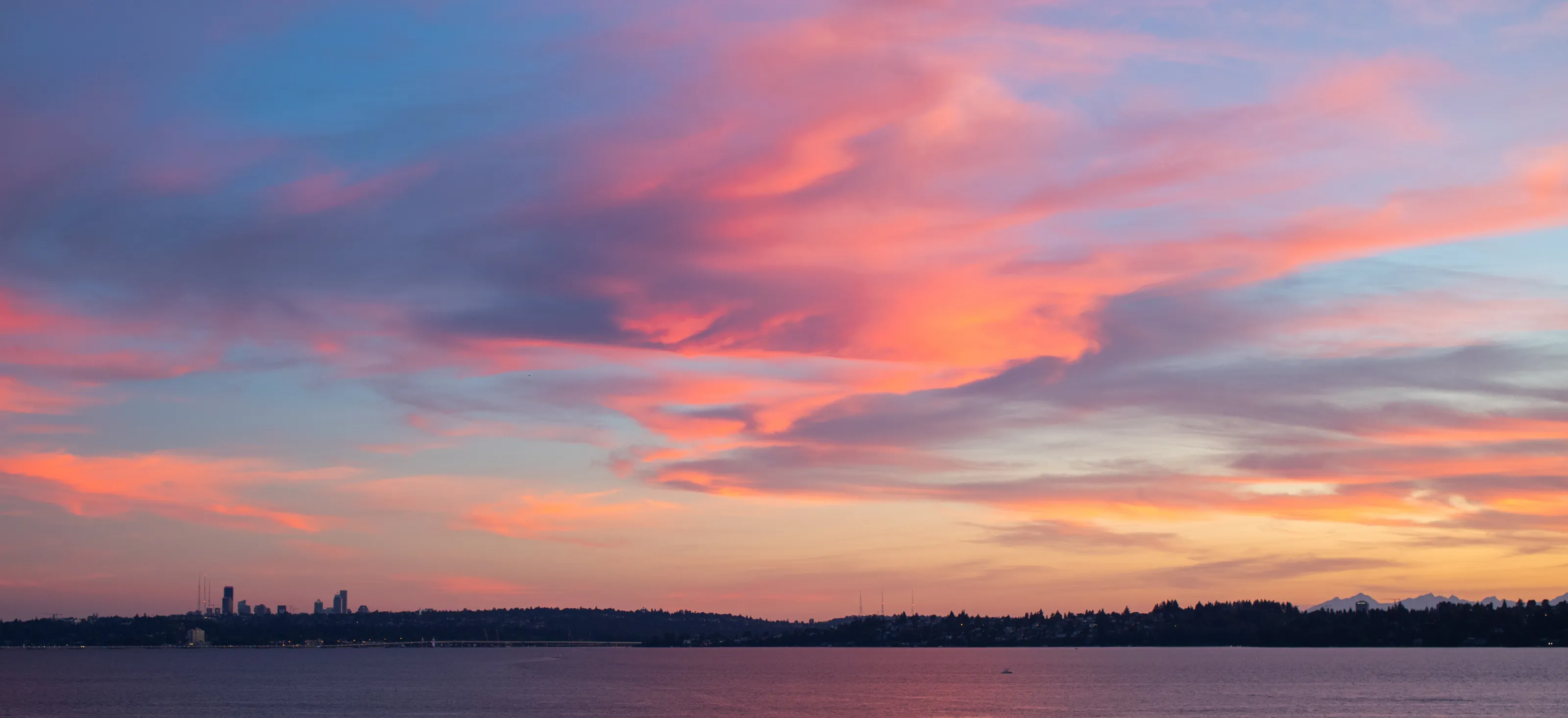 Sunset over Lake Washington