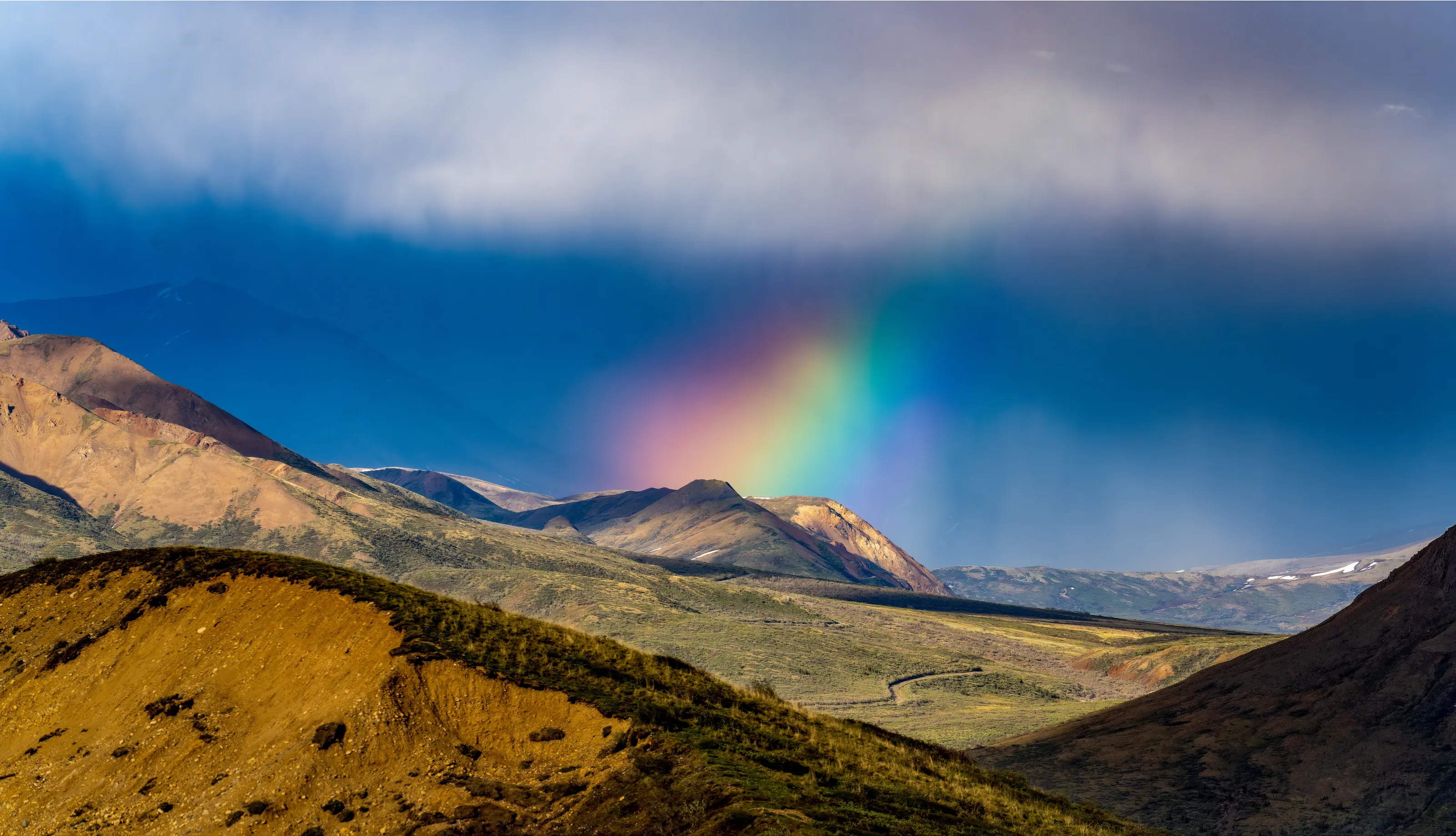 Surprising rainbow!