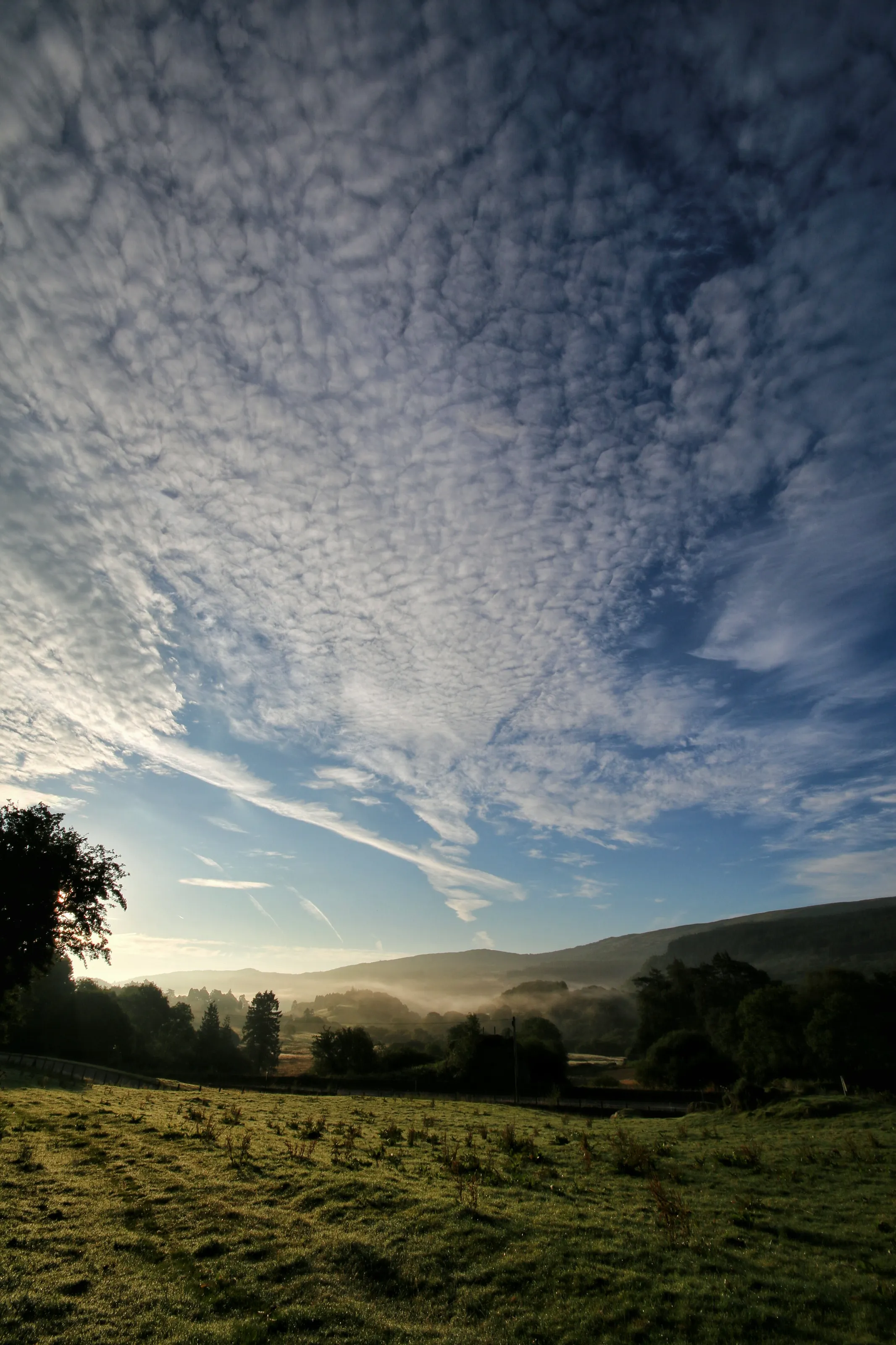 Sunrise over dolgellau