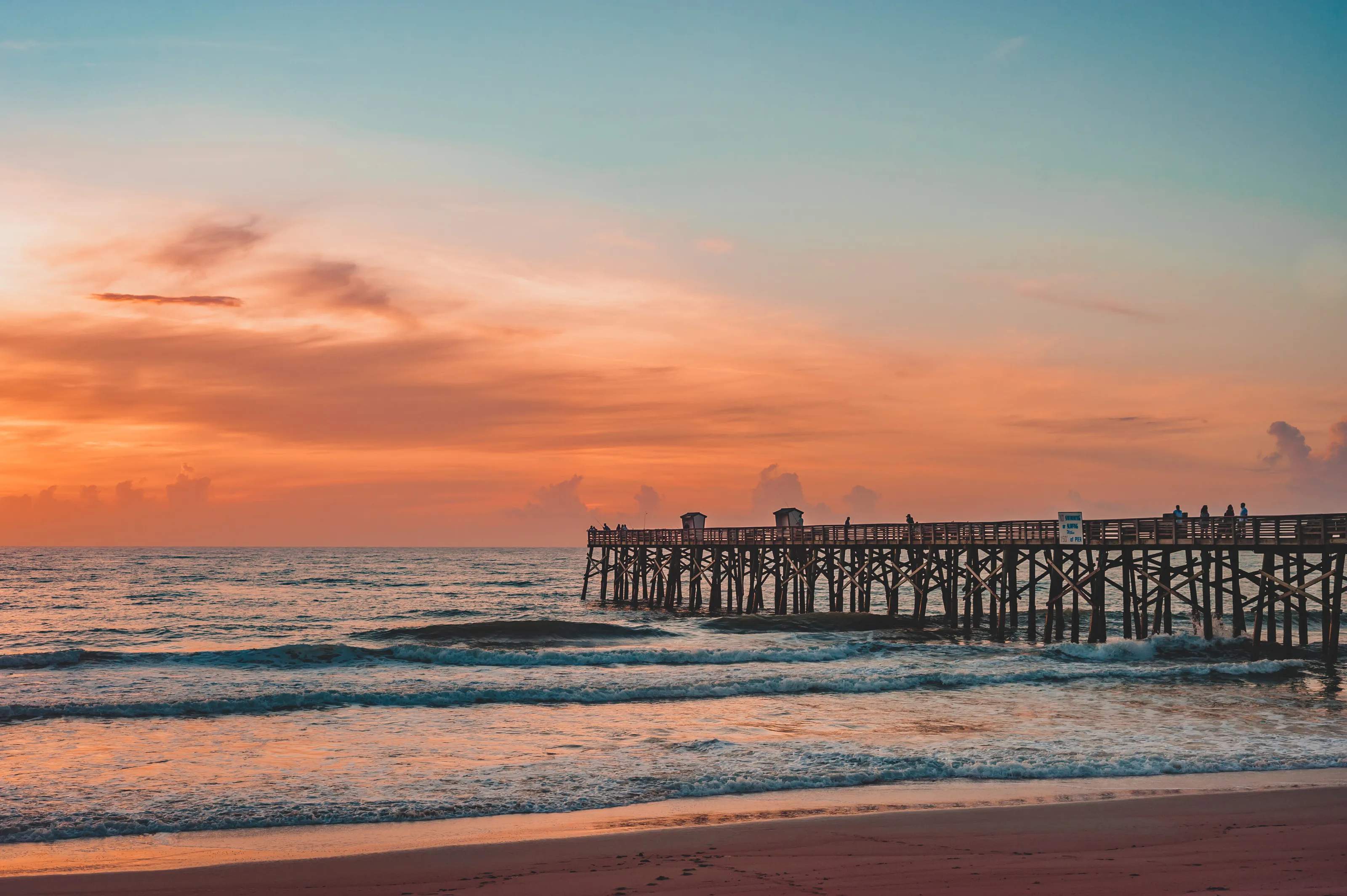 Sunrise on Flagler Pier