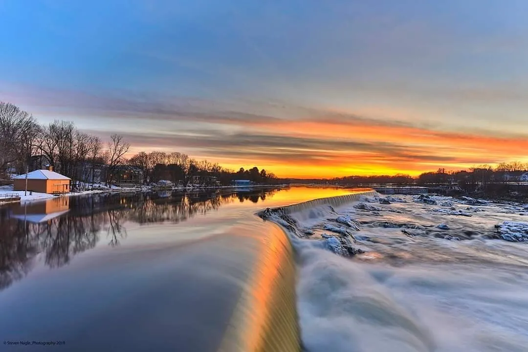 Sunset on the Merrimack River