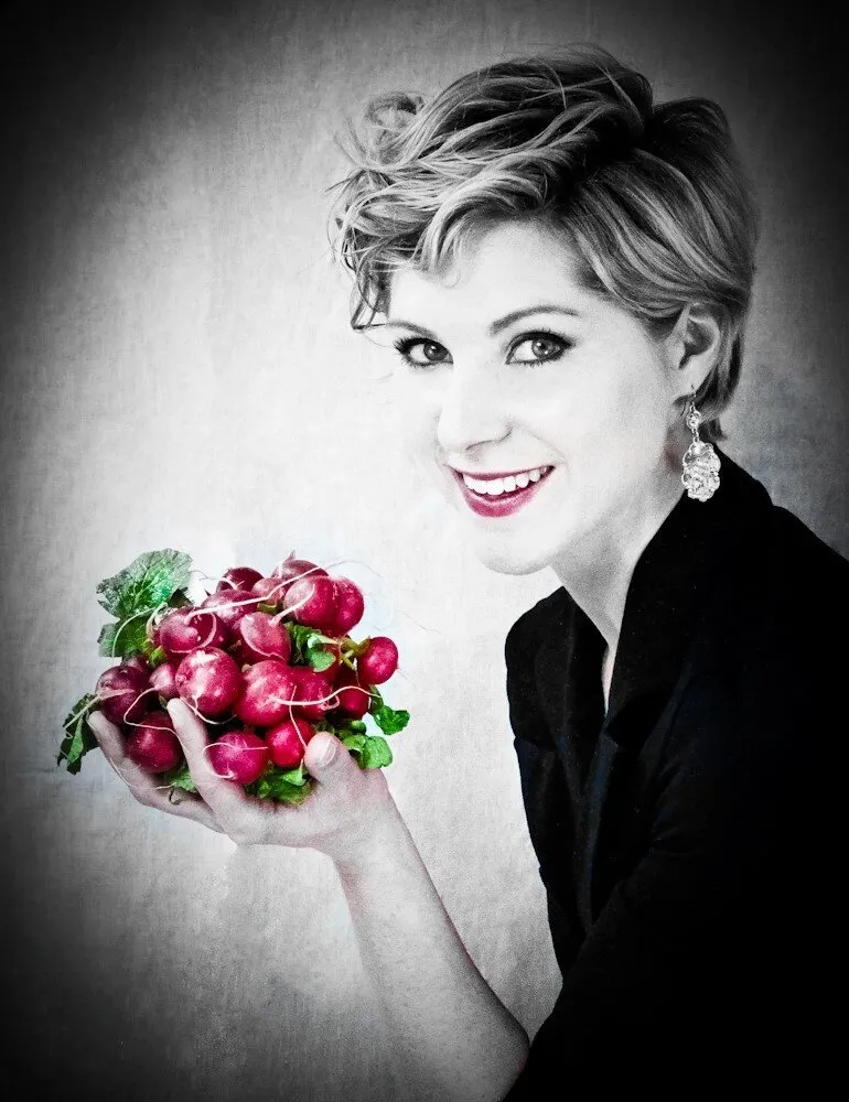Radishes in hand