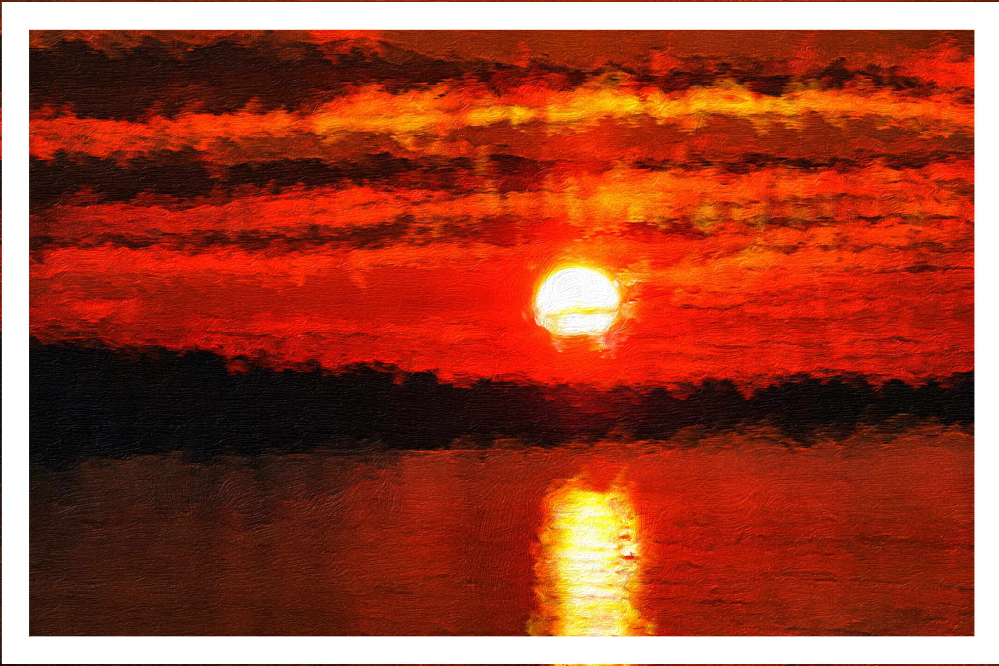 Sunset at Cemlyn