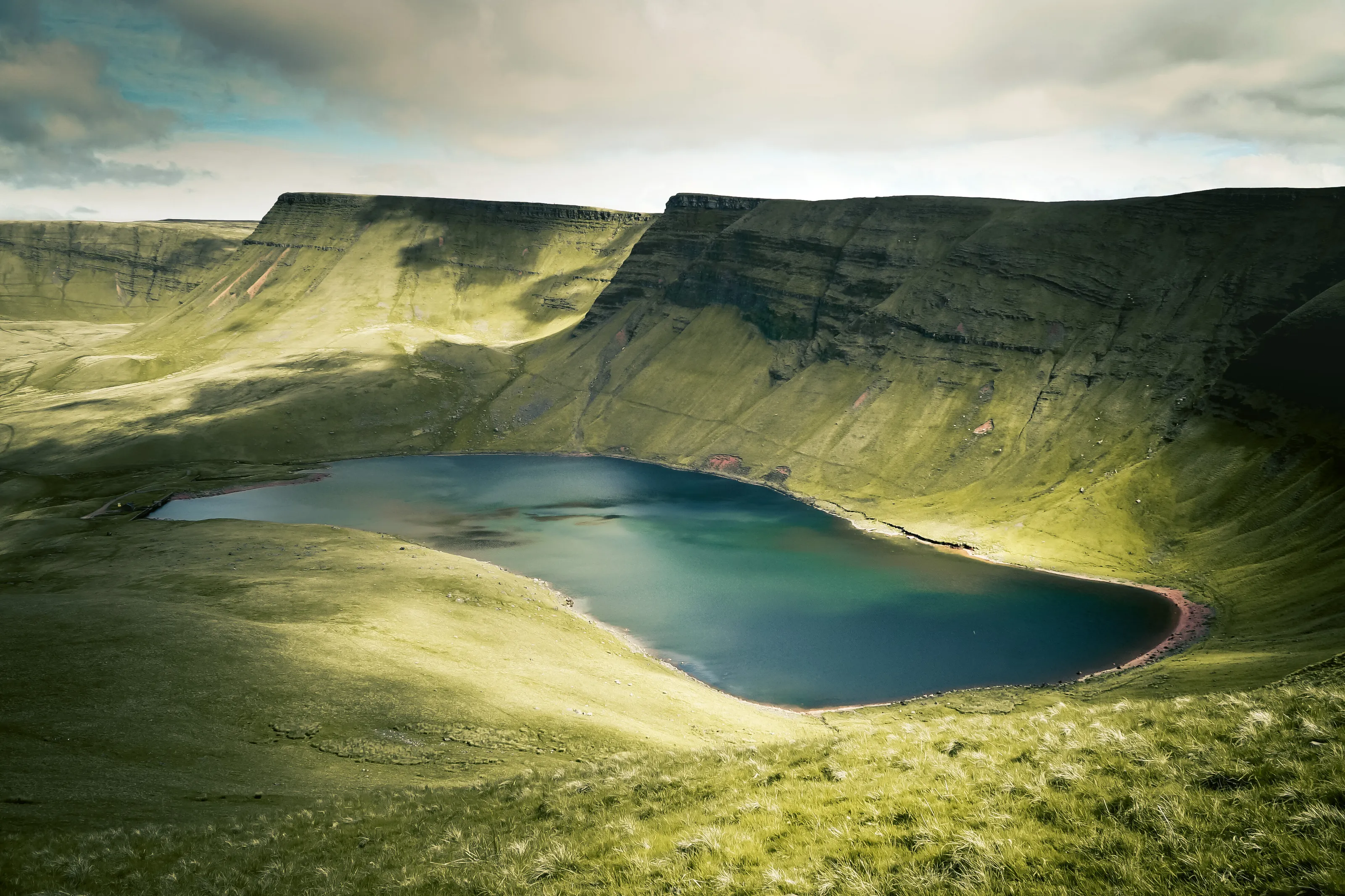 Lake up in the mountains