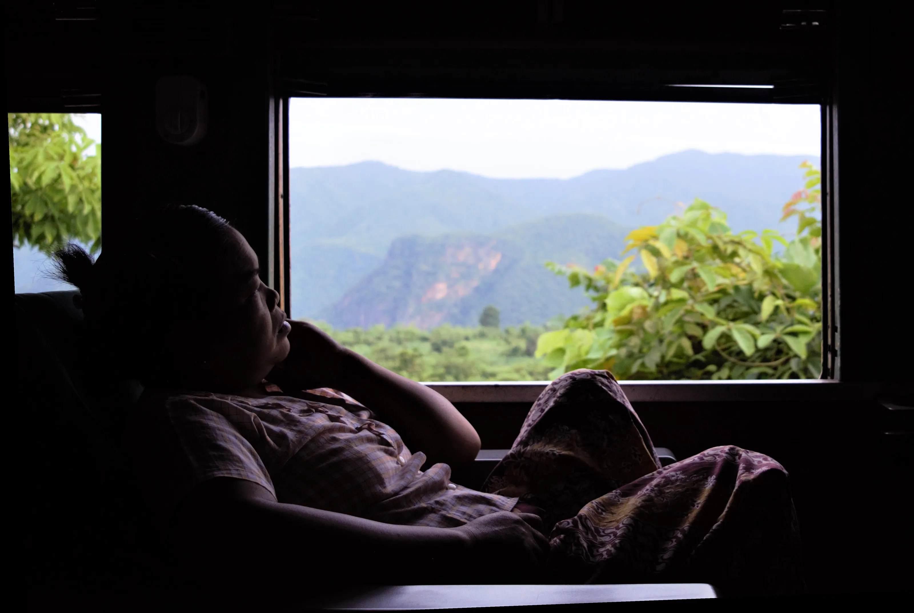 Nap on the train to Hsipaw