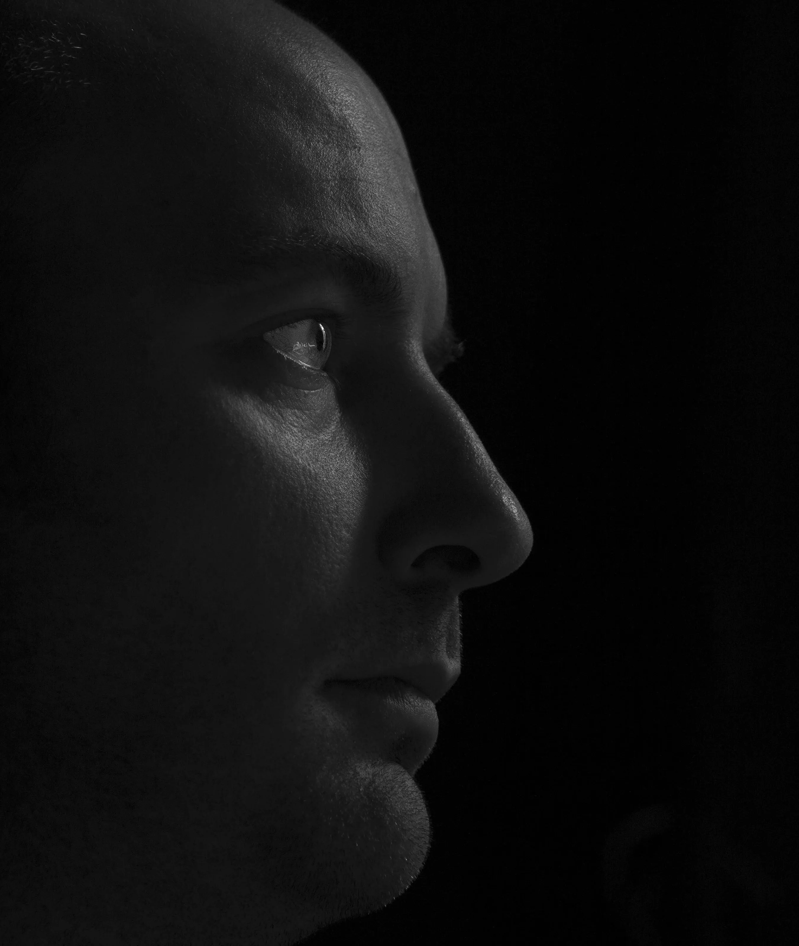 Self profile portrait